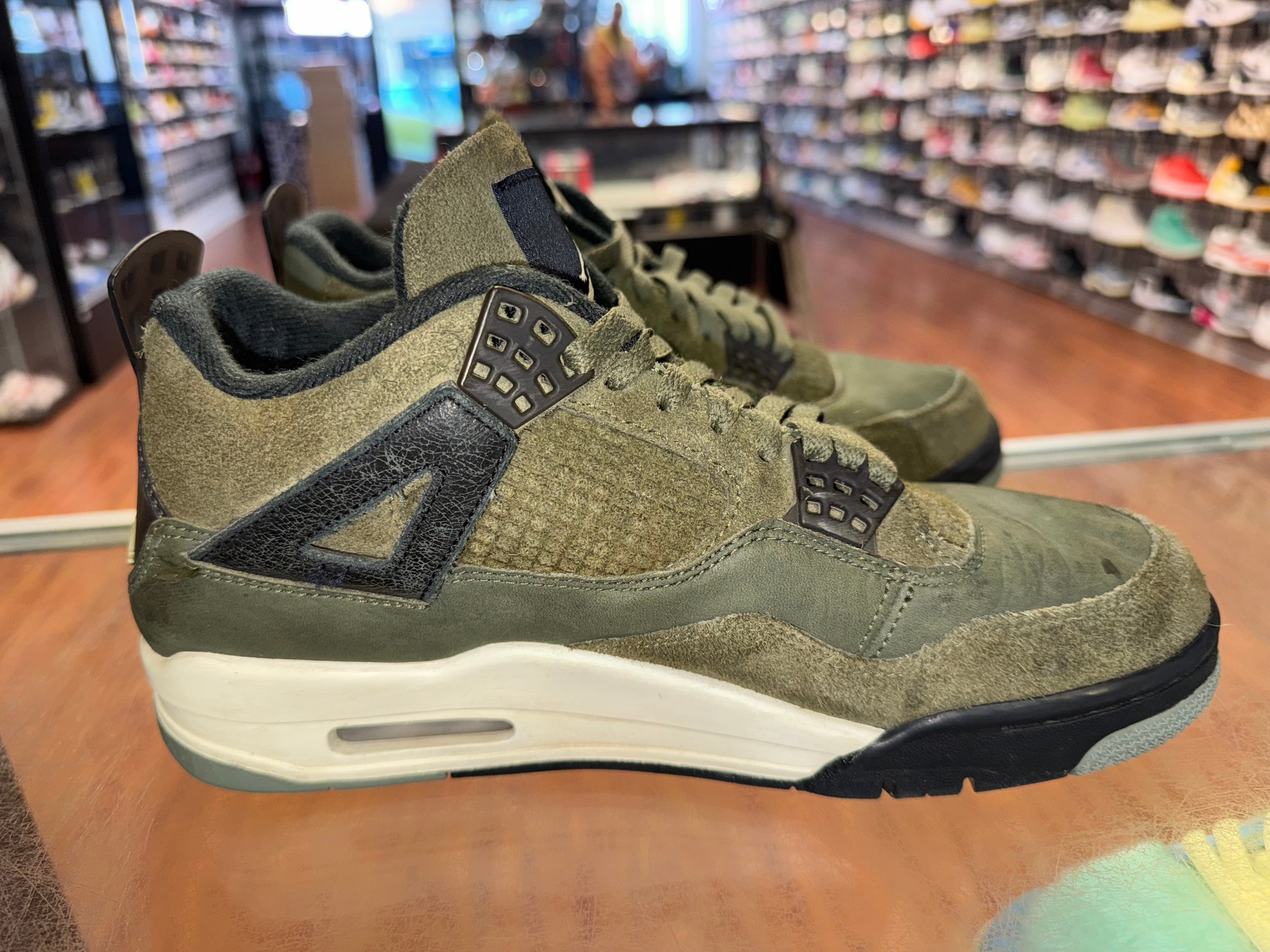 Size 9 Air Jordan 4 “Craft Olive”