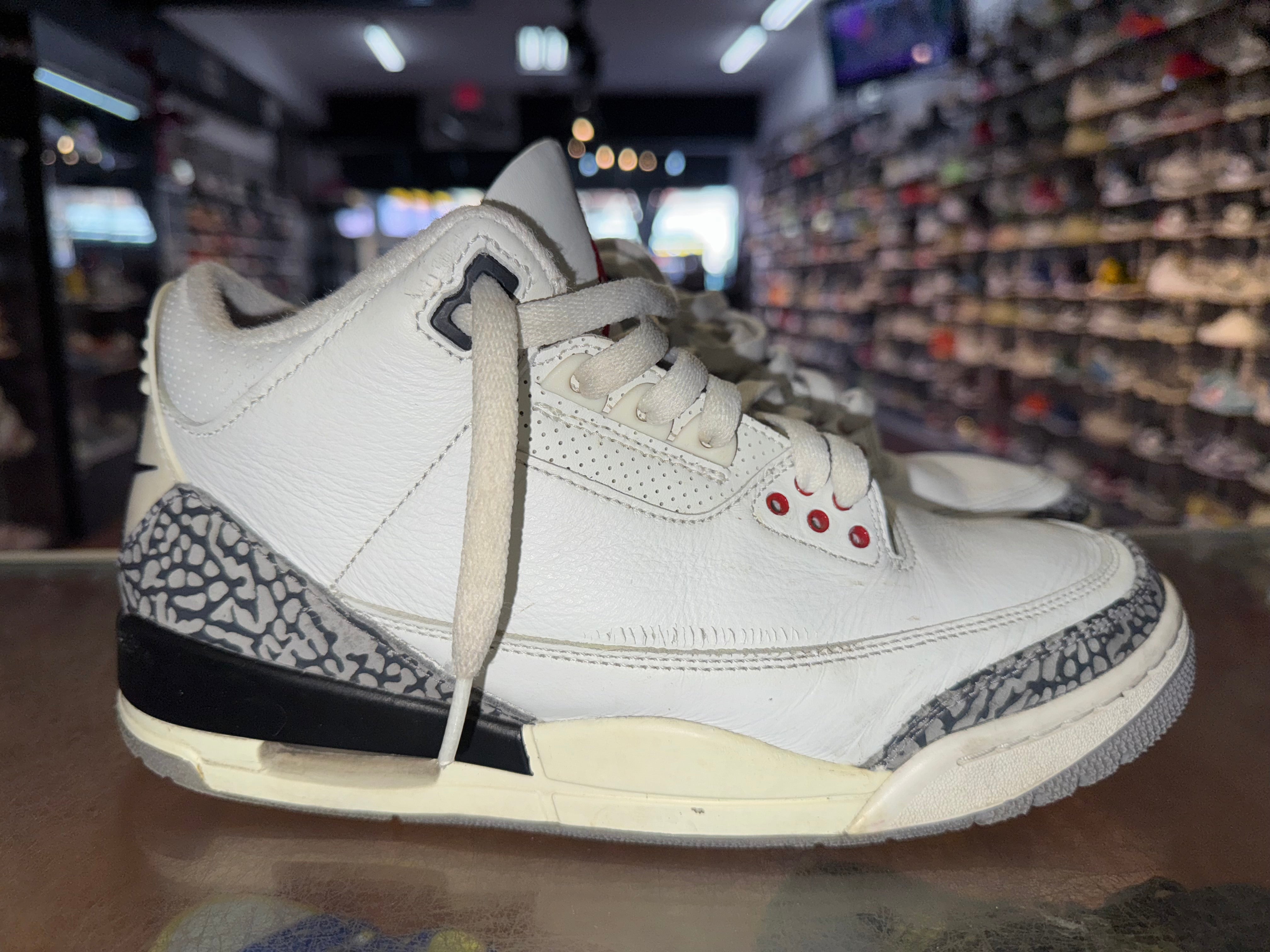 Size 8 Air Jordan 3 "White Cement Reimagined" - NB