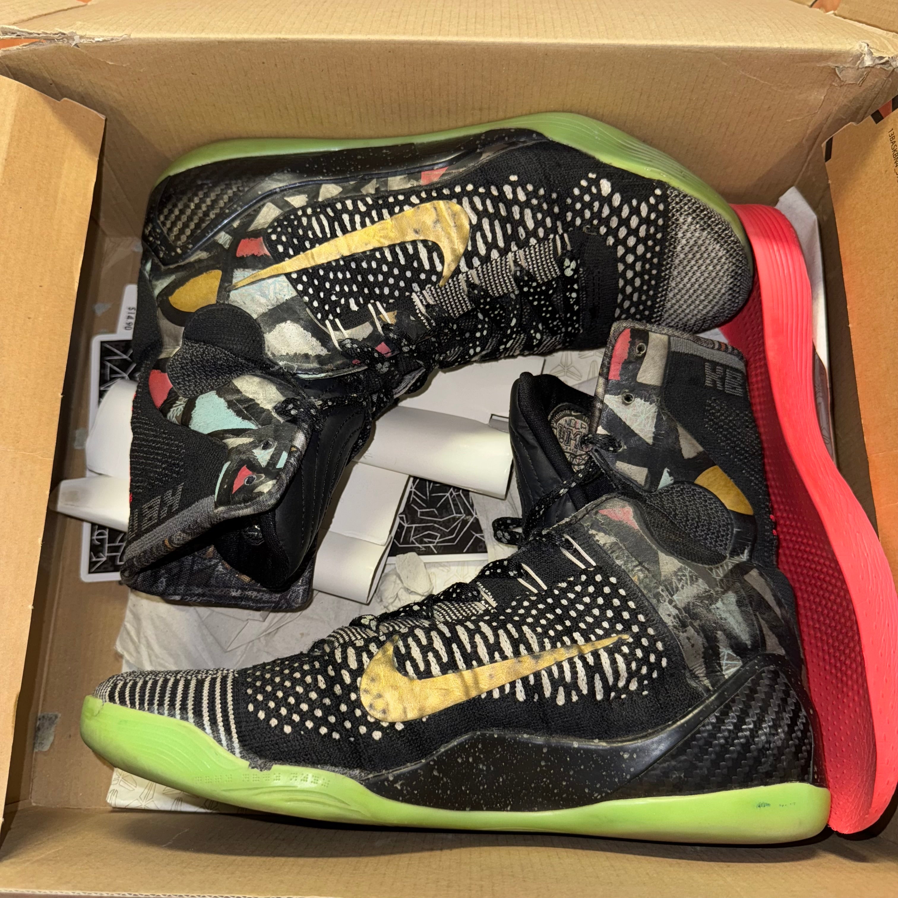 Size 8.5 Kobe 9 Elite AS "Gumbo"