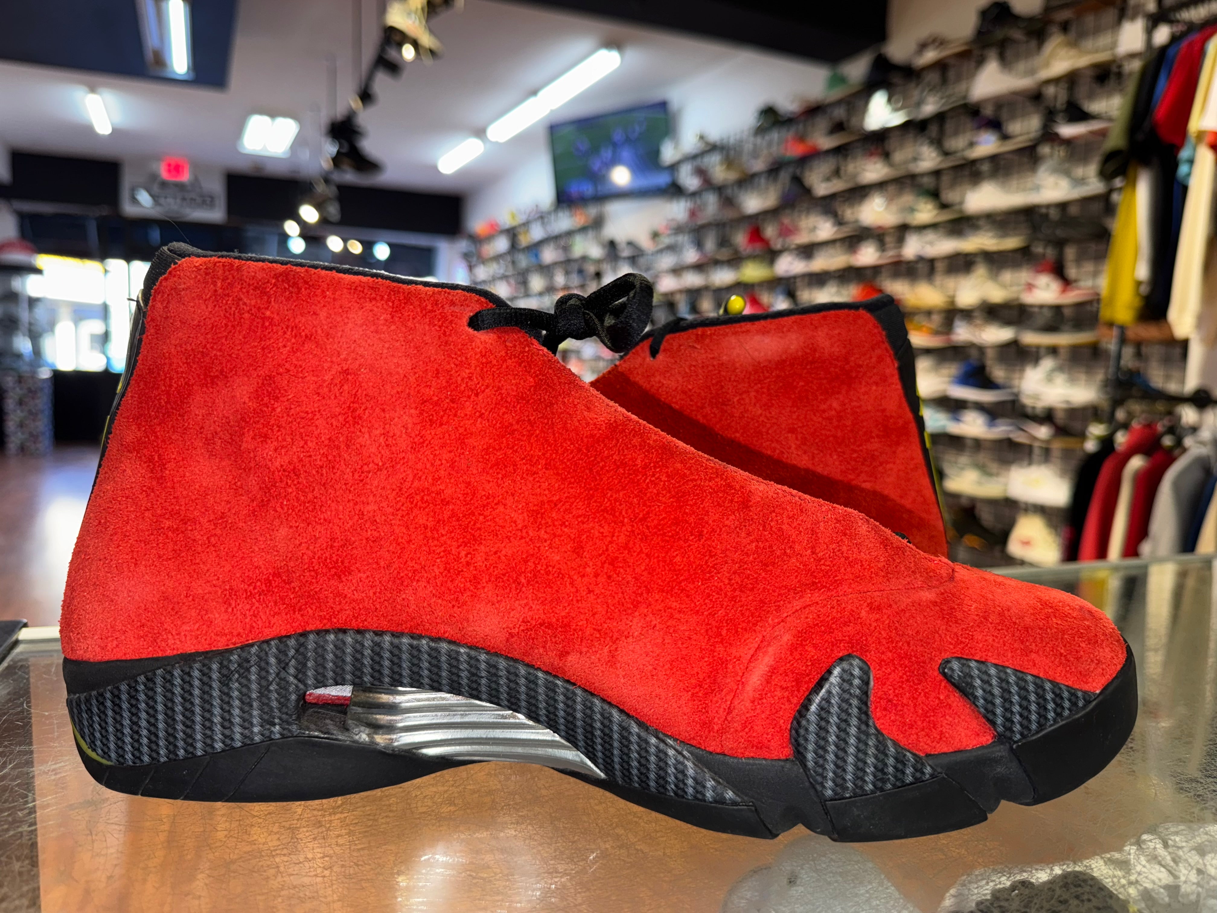 Size 12 Air Jordan 14 "Ferrari"