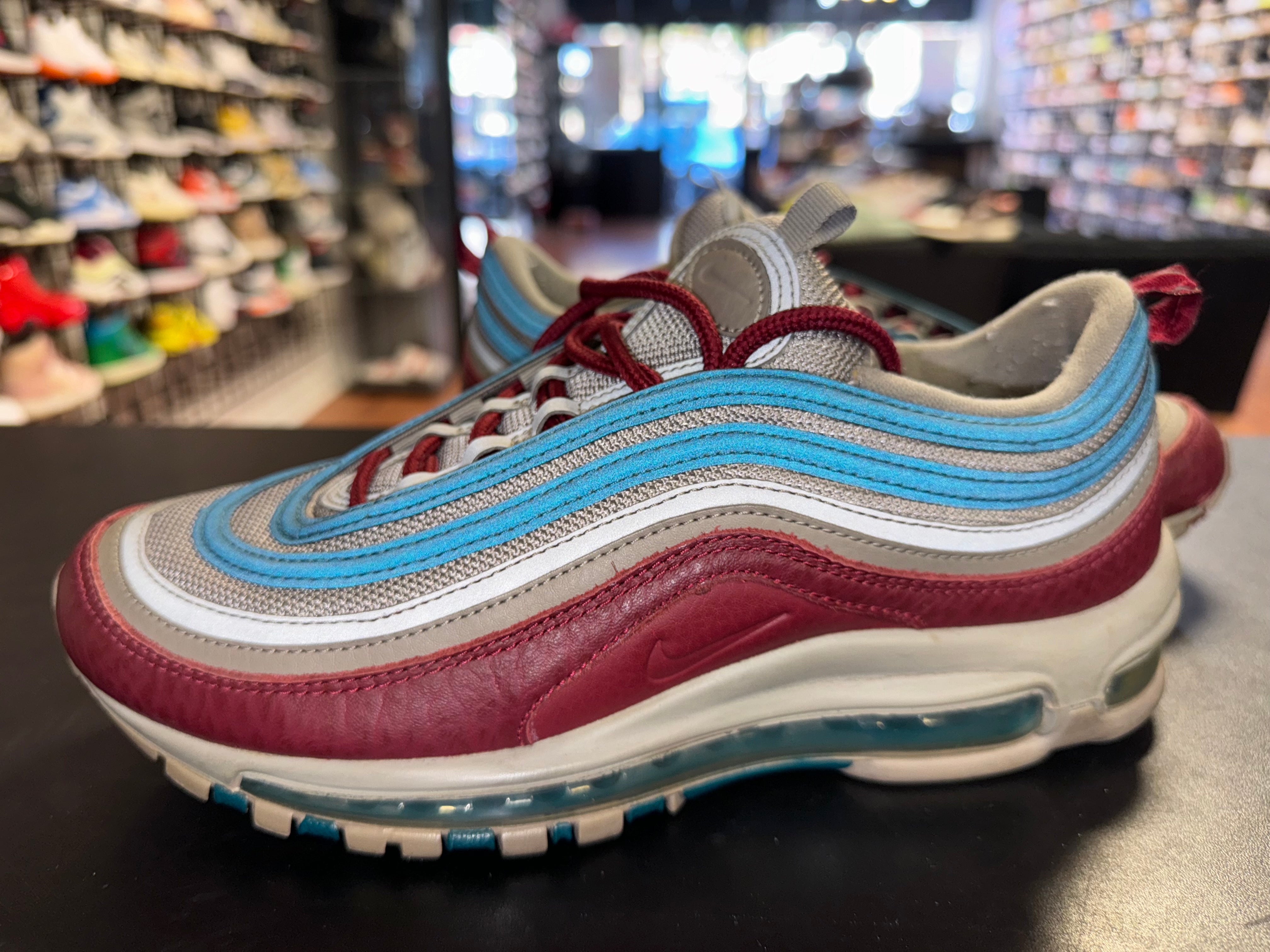 Size 8.5 Air Max 97 “Taupe Team Red”