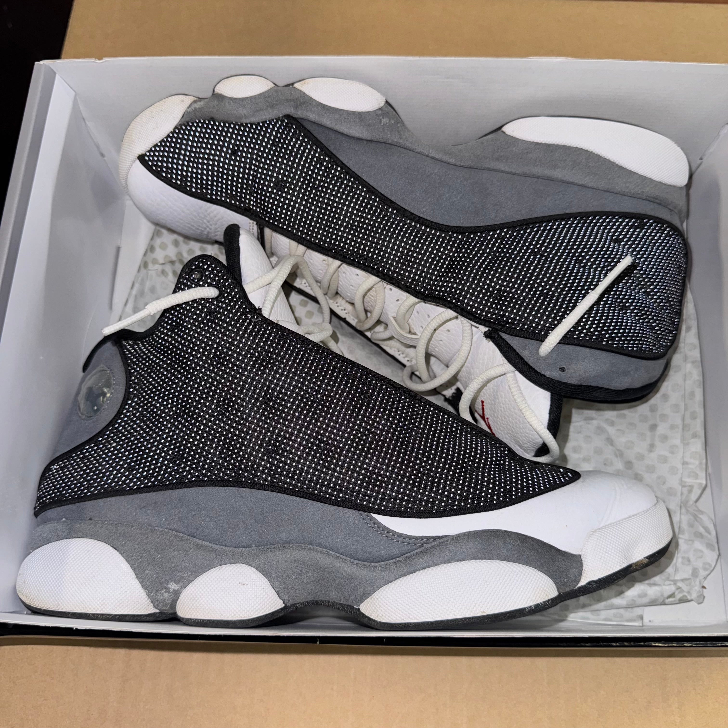 Size 10.5 Air Jordan 13 "Black Flint"