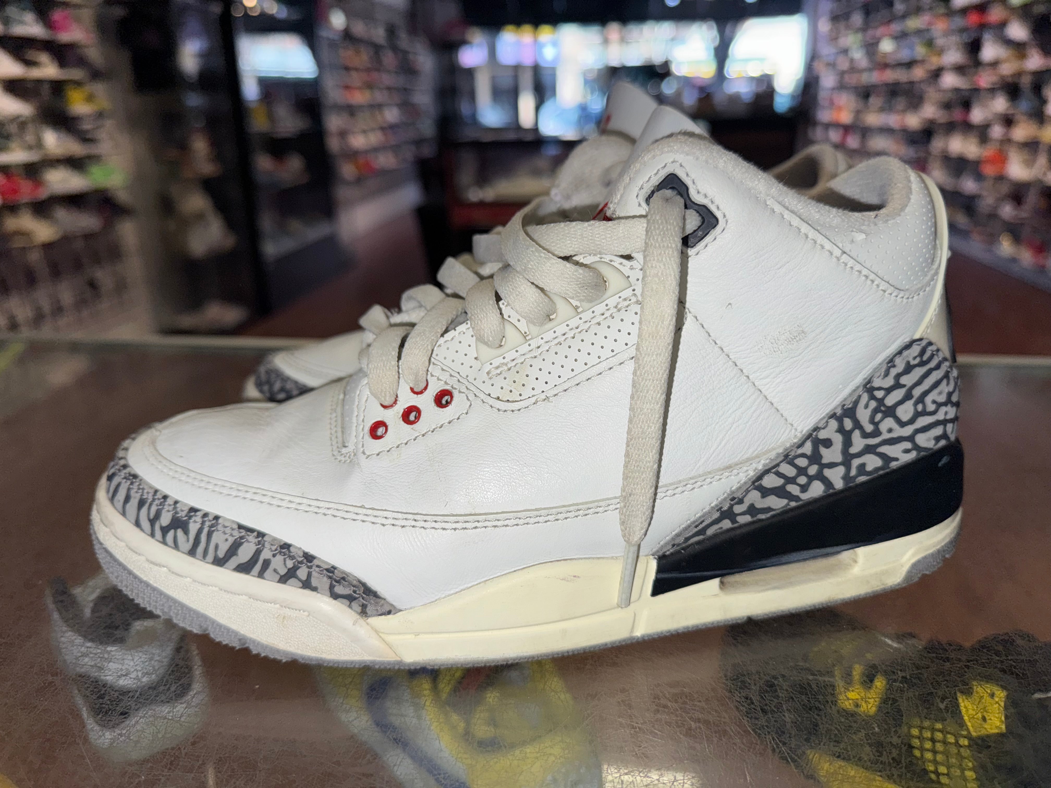 Size 8 Air Jordan 3 "White Cement Reimagined" - NB