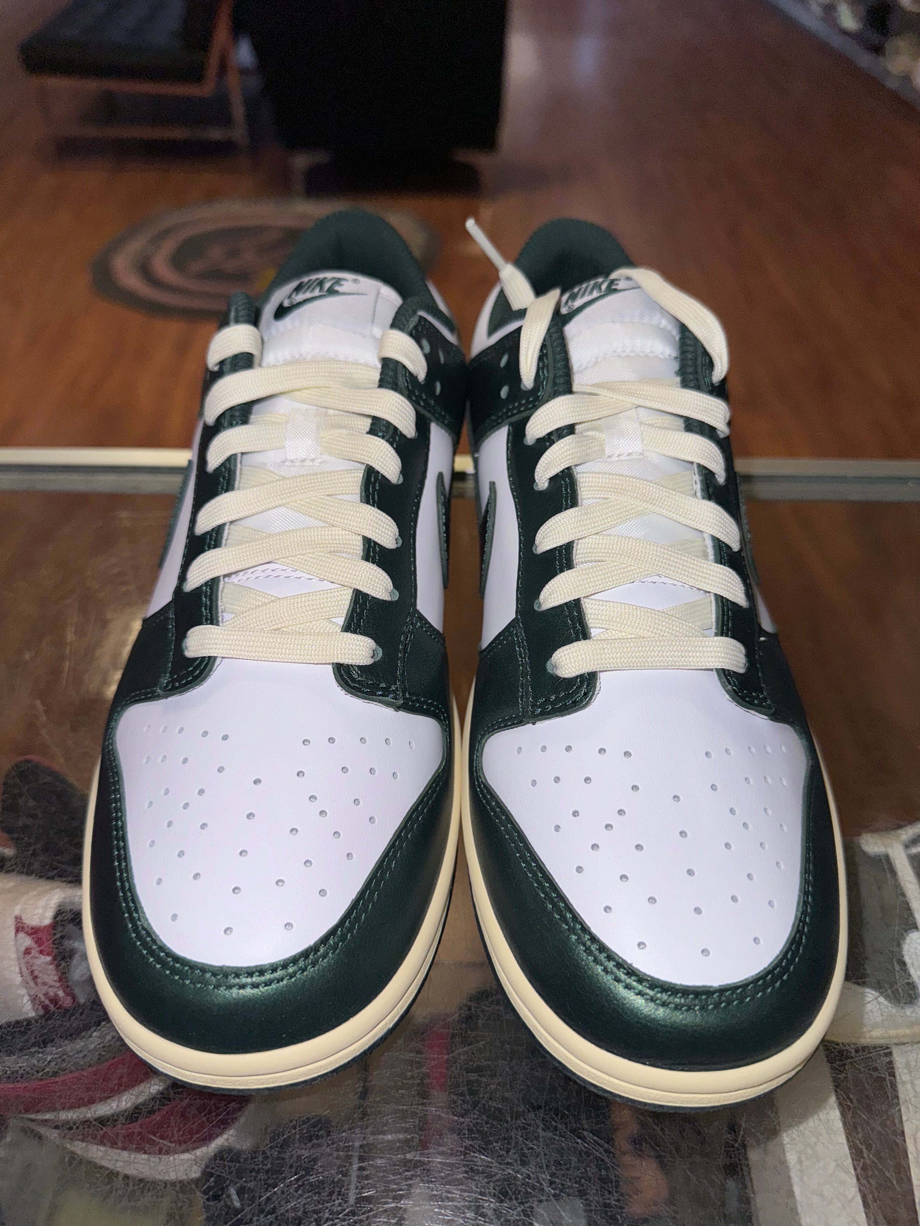 Size 9.5 (11W) Dunk Low “Vintage Green” Brand New