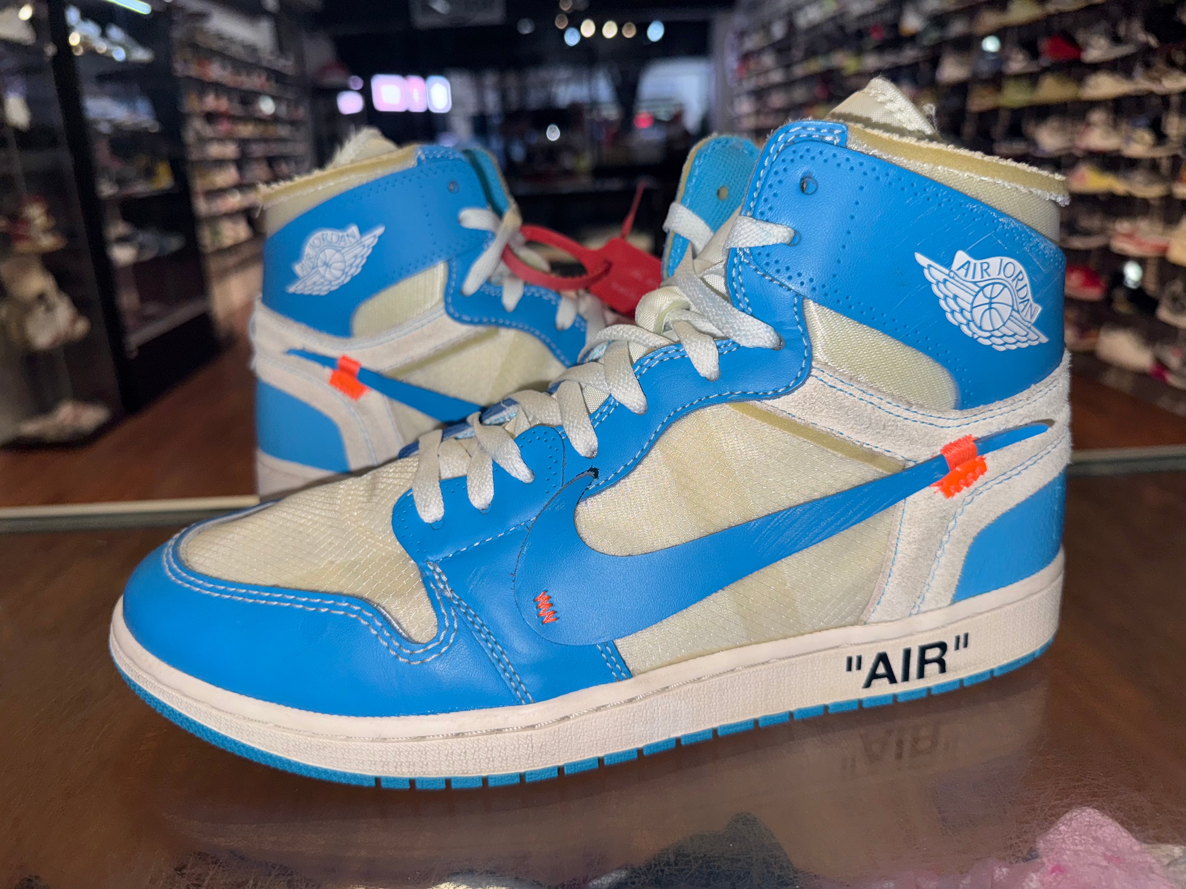 Size 12 Air Jordan 1 Off White "University Blue"