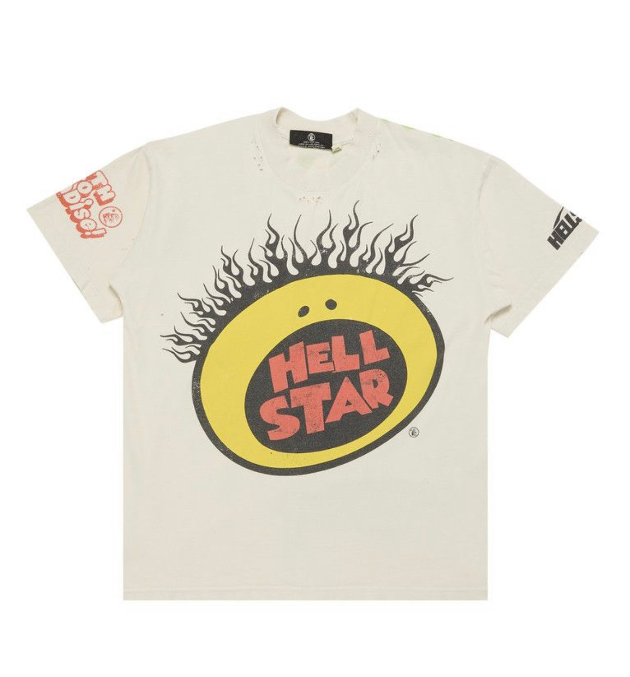 Small Hellstar Nickelodeon Logo T-Shirt "Slime" Brand New