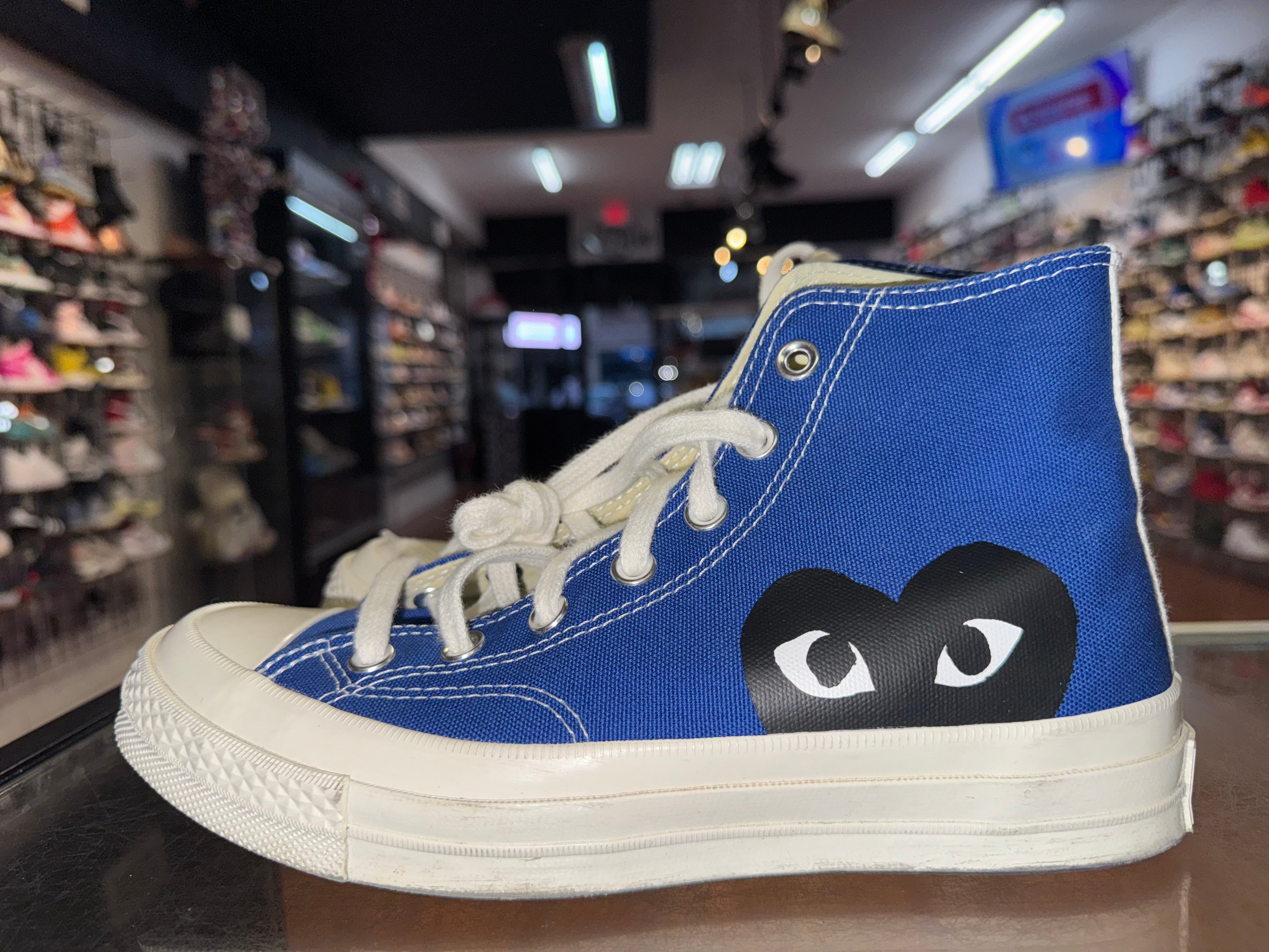 Size 5.5 Converse Comme Des Garcons "Blue"