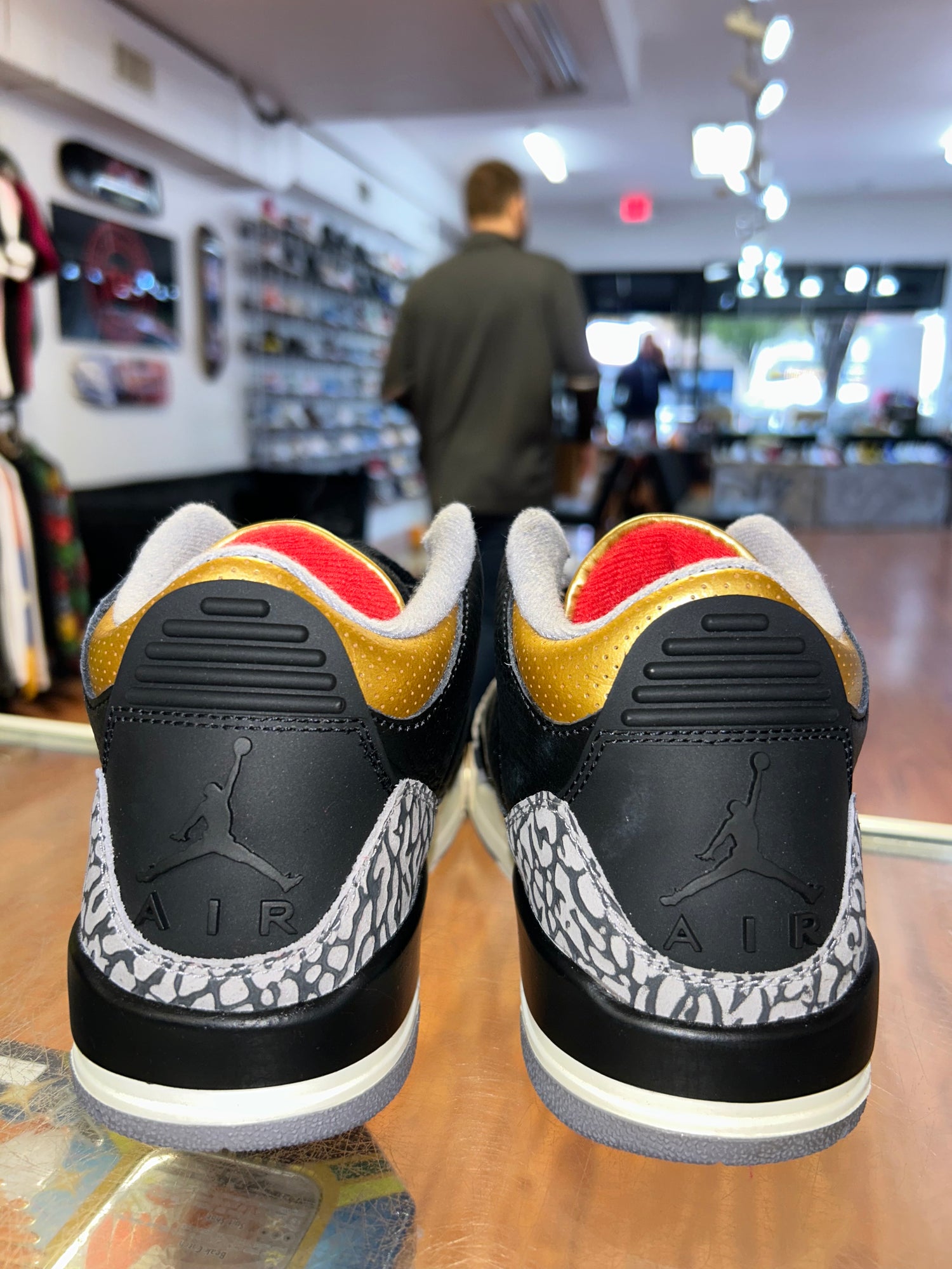 Size 6 (7.5W) Air Jordan 3 “Gold Cement”