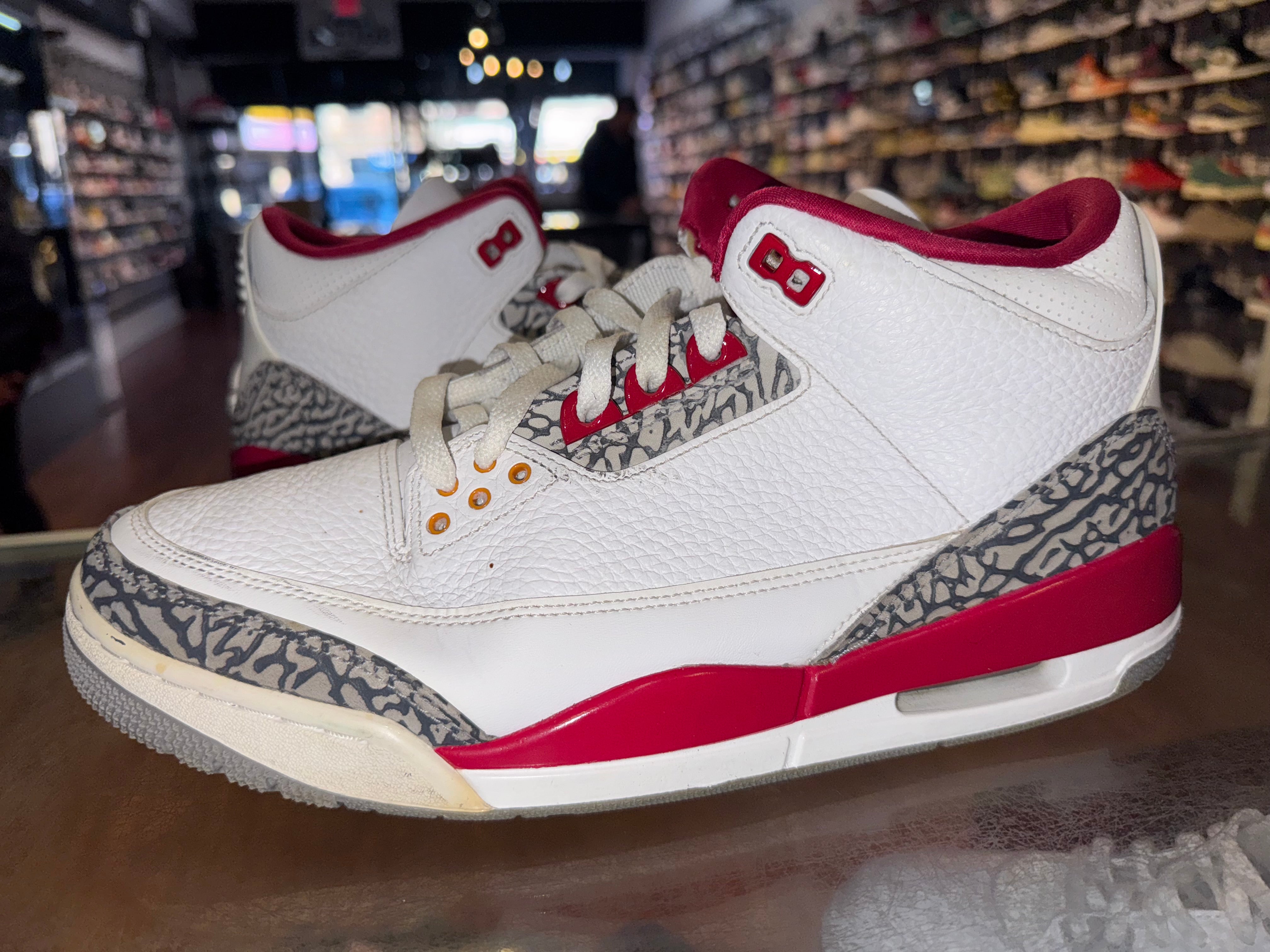 Size 10.5 Air Jordan 3 "Cardinal"