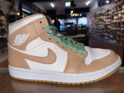 Size 8 Air Jordan 1 Mid "Tan Gum"