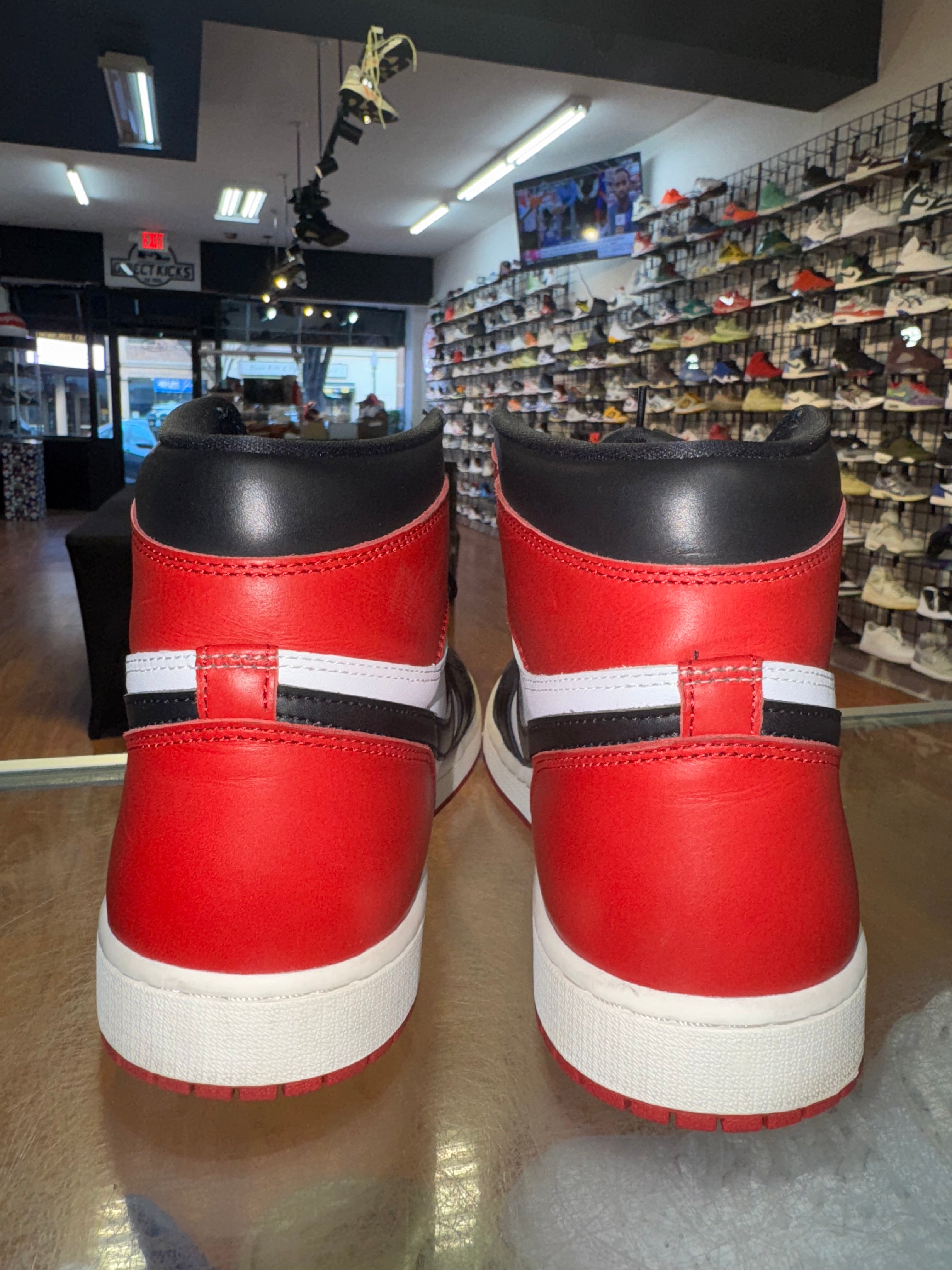 Size 12 Air Jordan 1 "Black Toe Reimagined"