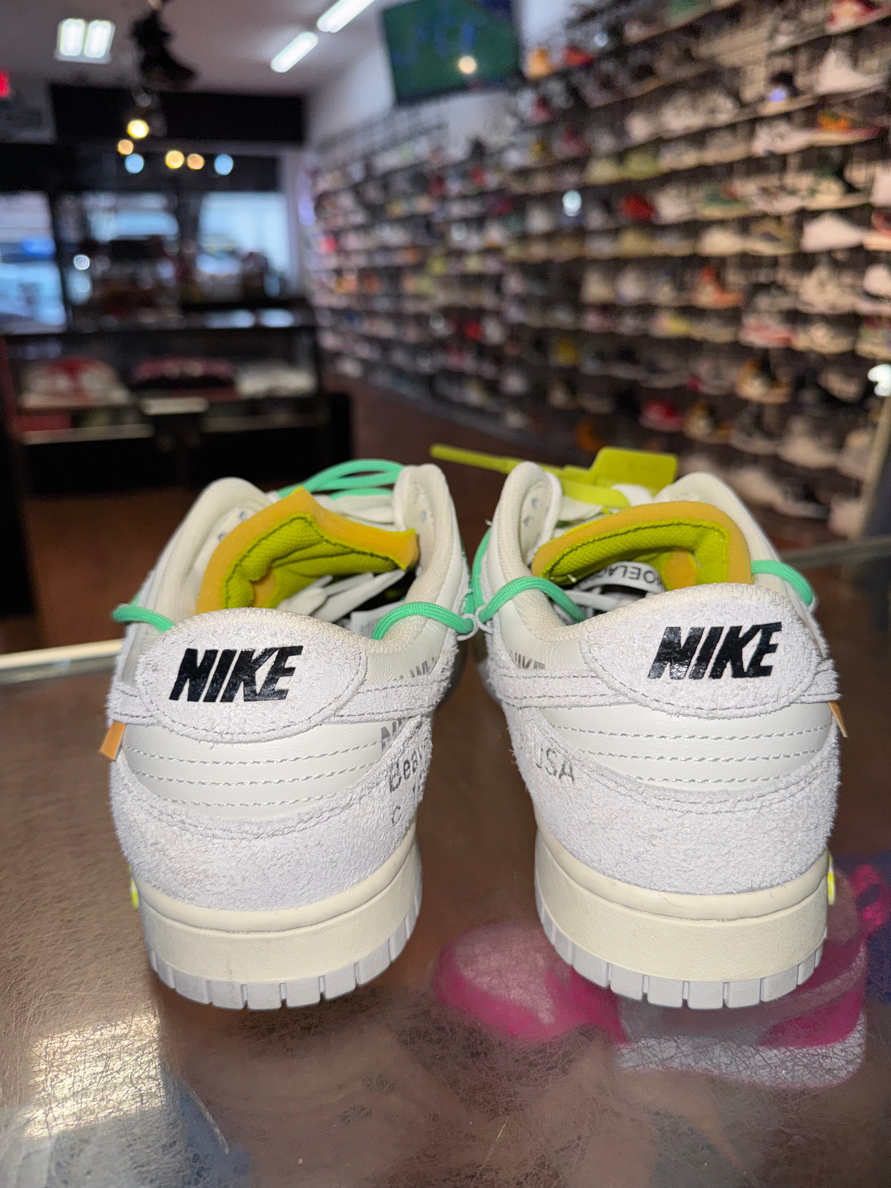 Size 9 Dunk Low Off White “Lot 14”