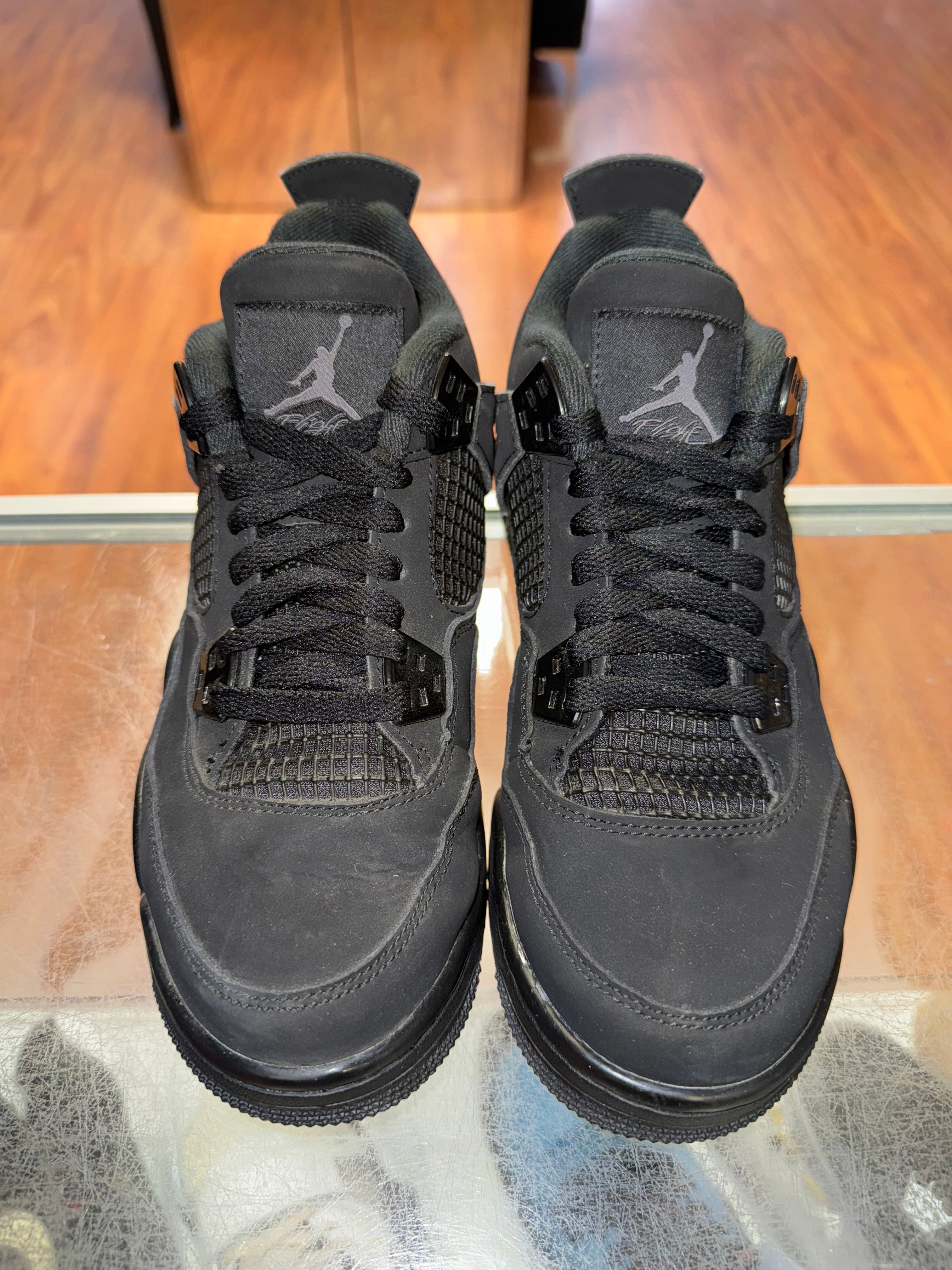 Size 6.5y Air Jordan 4 "Black Cat"