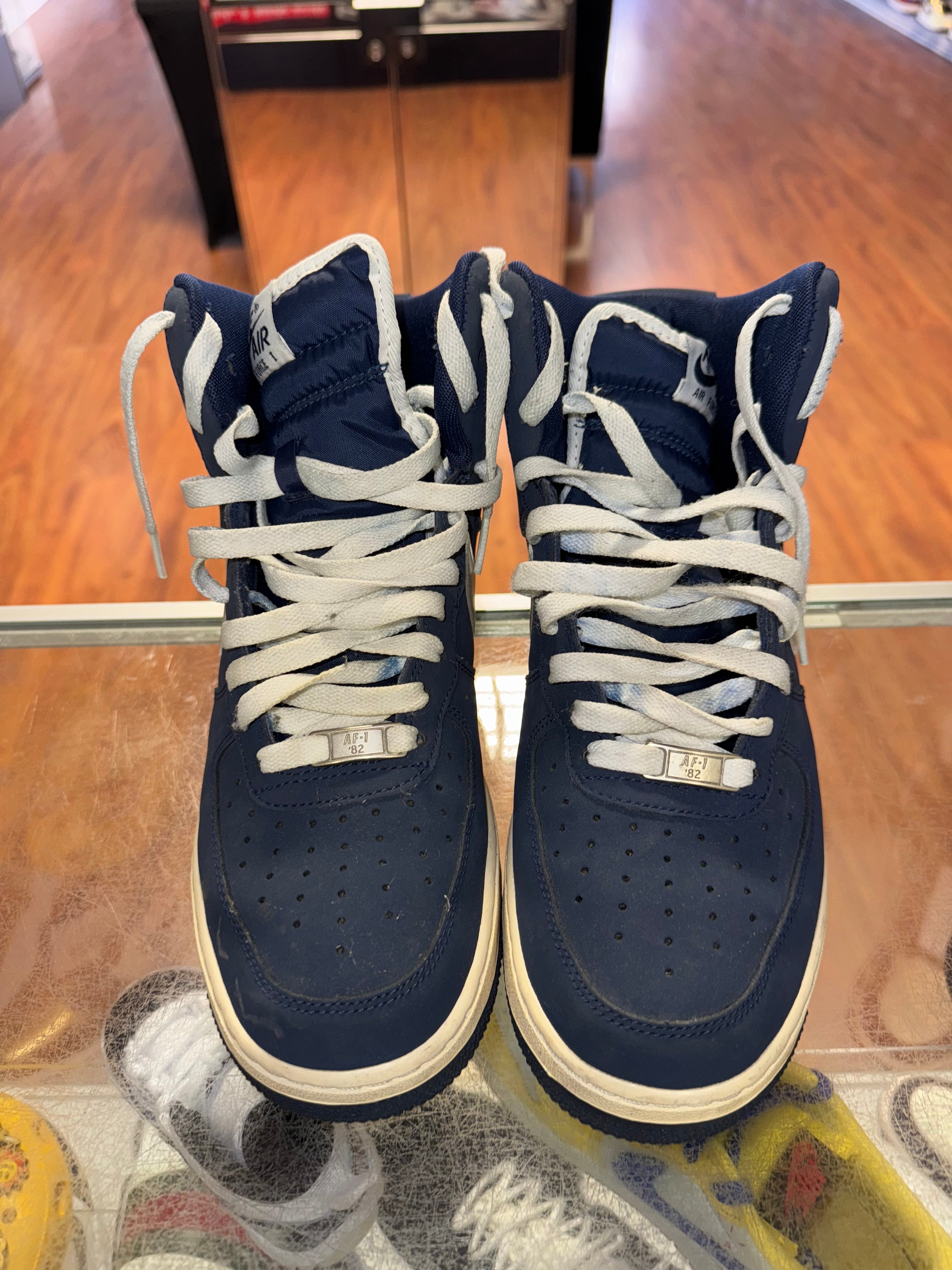 Size 8.5 Air Force 1 High "Obsidian" - NB