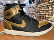 Size 8 Air Jordan 1 "Metallic Gold" Worn 1x