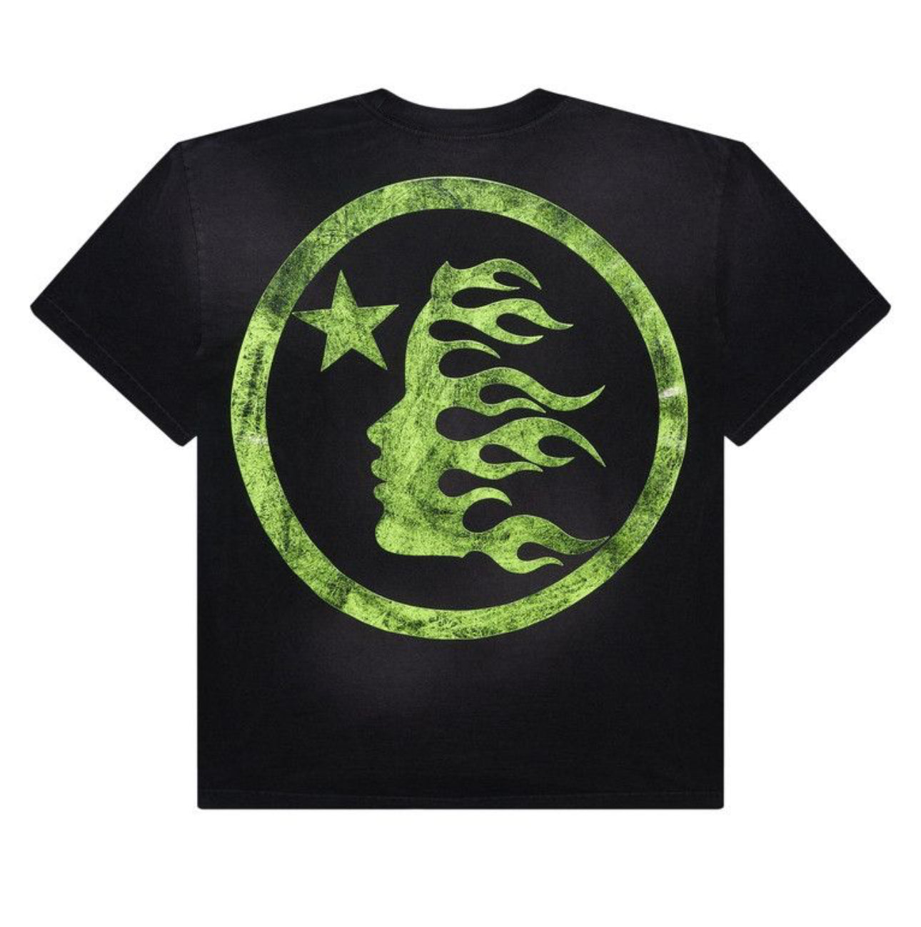 Large Hellstar Classic Logo T-Shirt "Green" Brand New