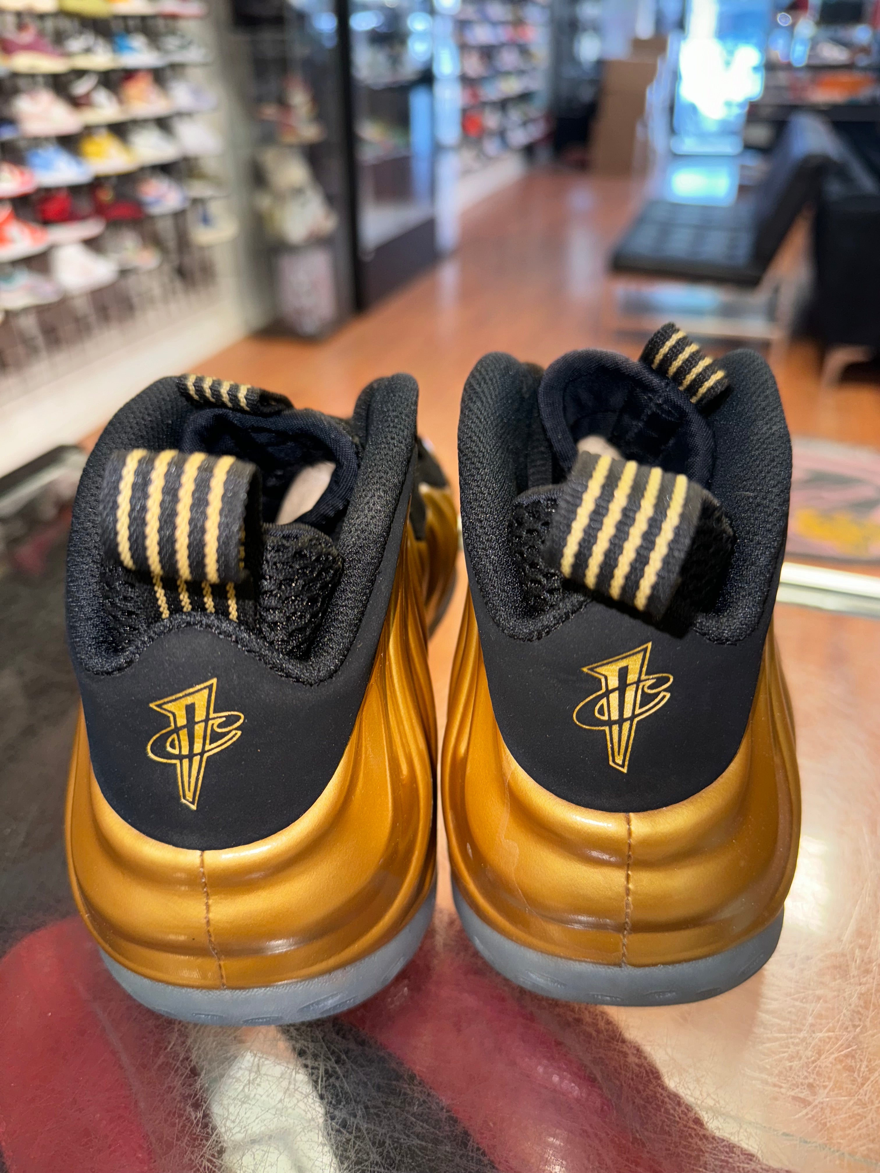 Size 8 Air Foamposite One “Metallic Gold”