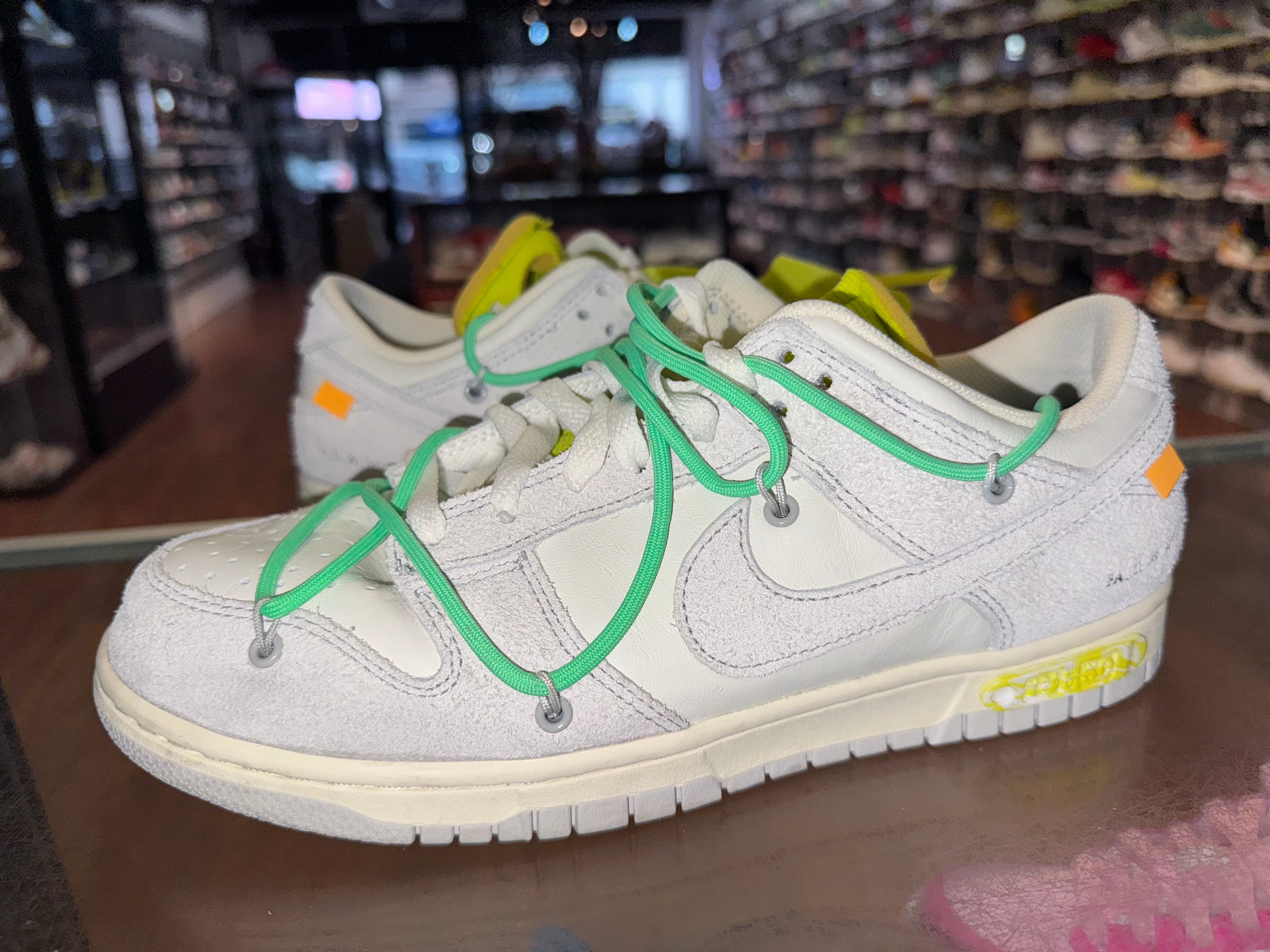 Size 9 Dunk Low Off White “Lot 14”