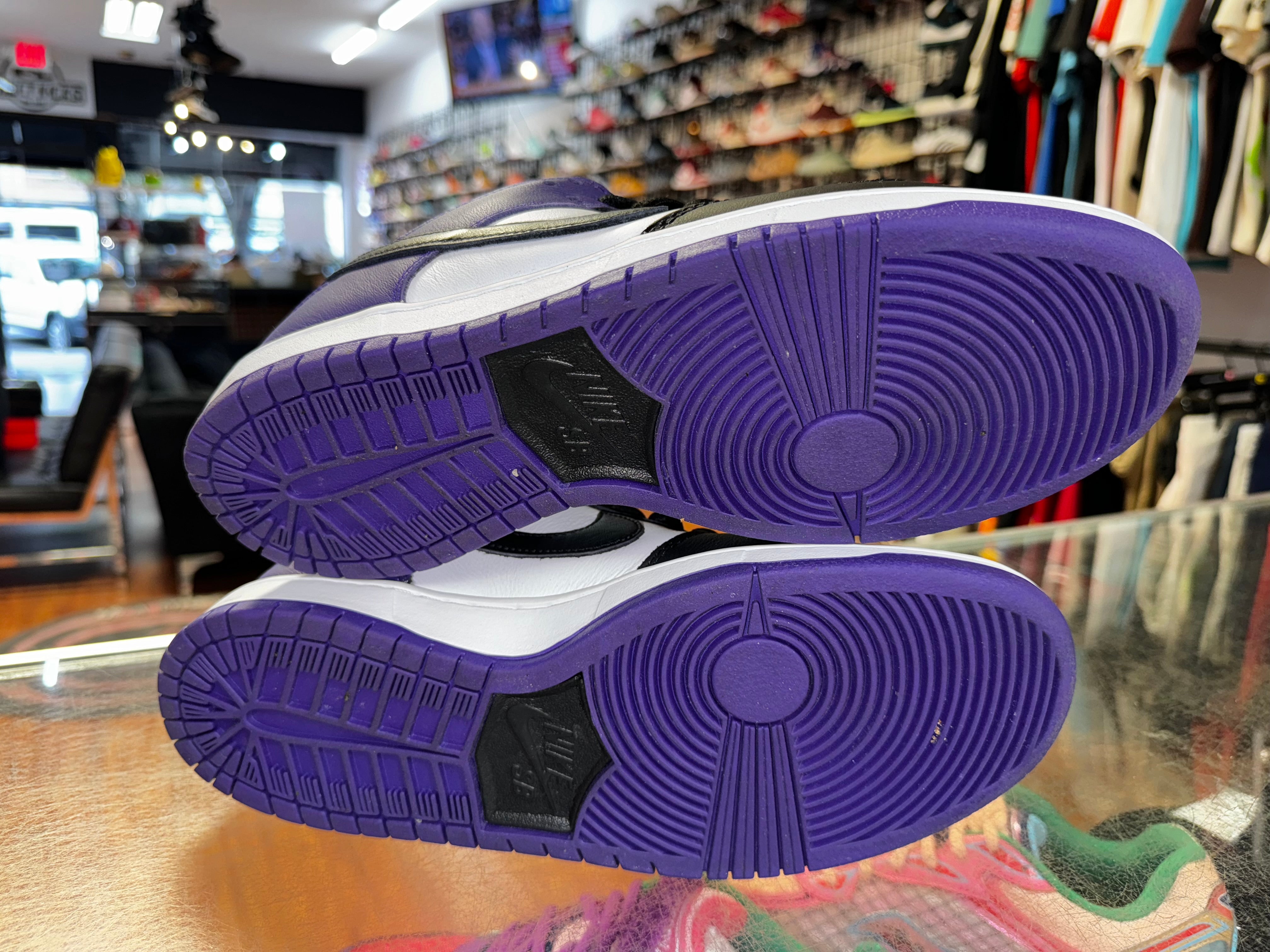 Size 10.5 Dunk Low SB "Court Purple"