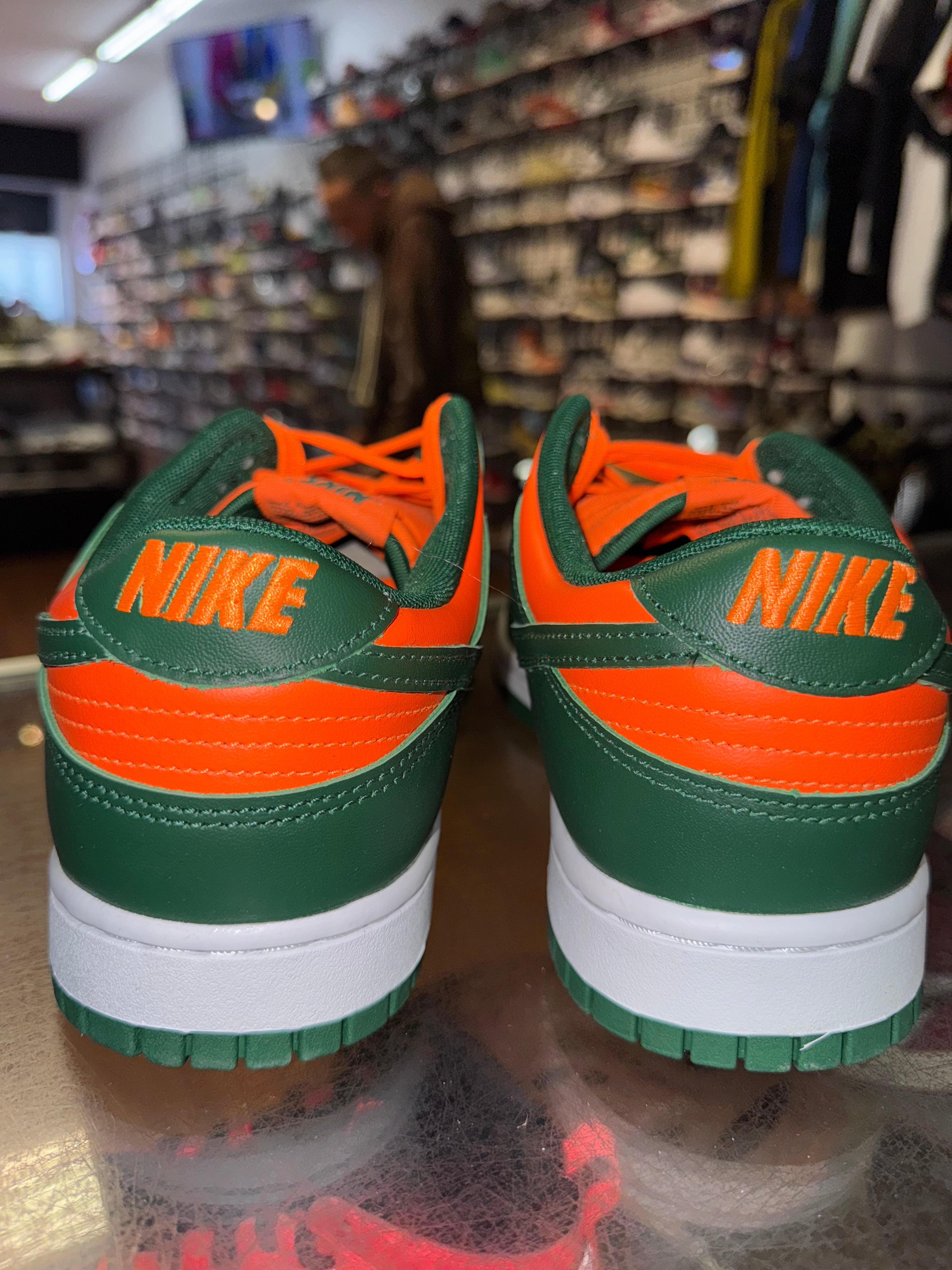 Size 11 Dunk Low "Miami Hurricanes" Brand New