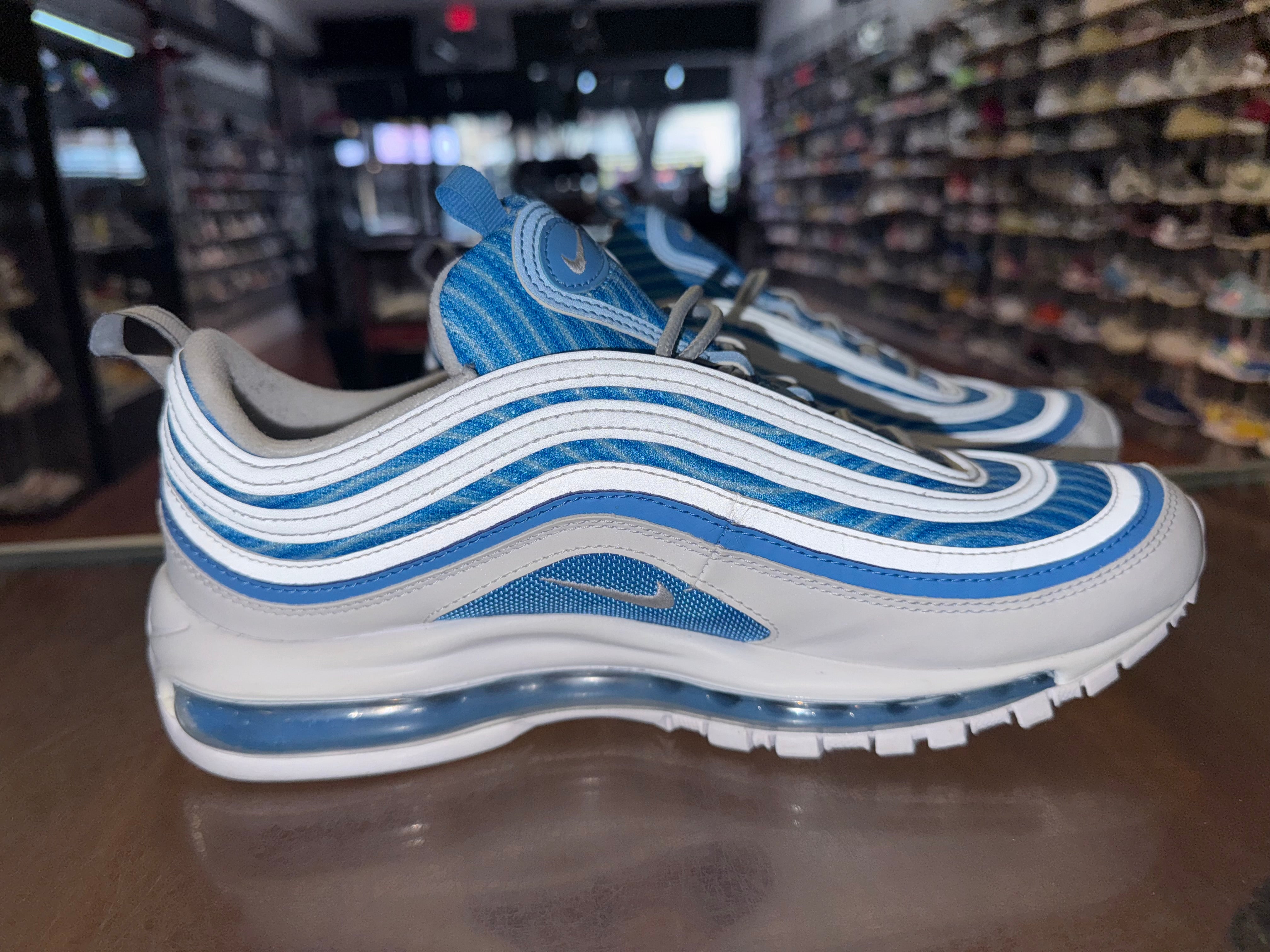 Size 9 Air Max 97 Nike ID By You "White/Blue"