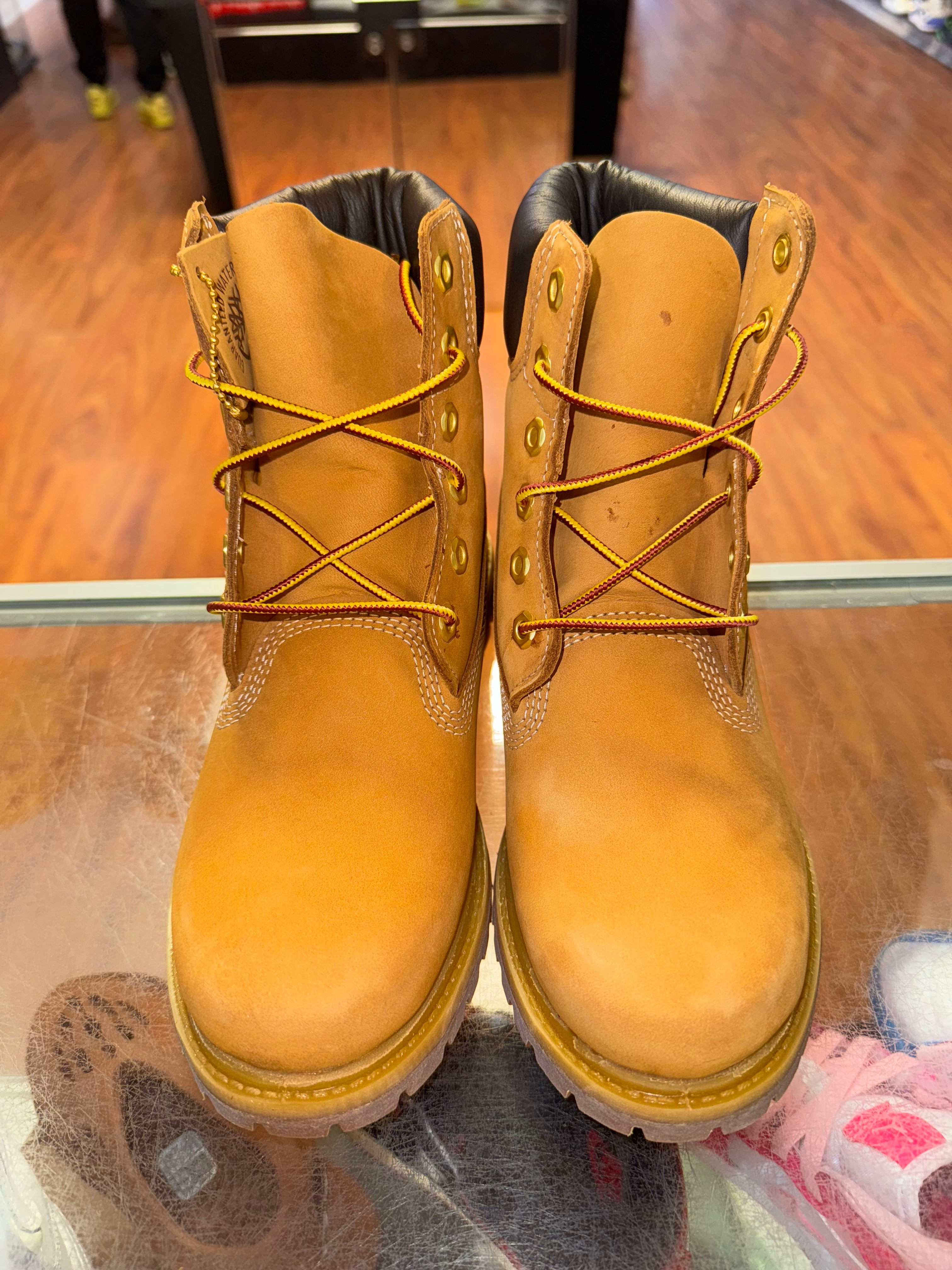 Size 7 Timberland 6 Inch Premium Boot “Wheat” Brand New