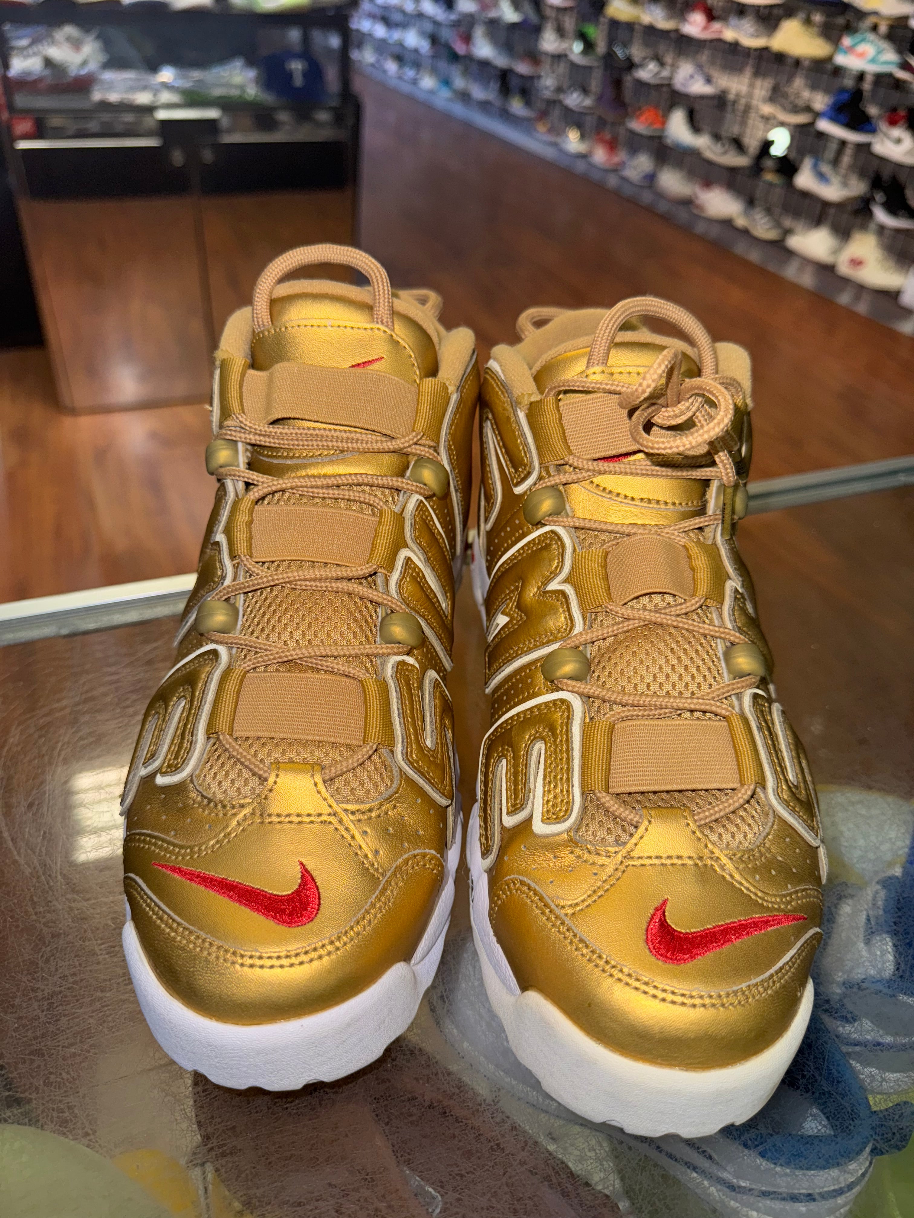 Size 9 Air More Uptempo Supreme Suptempo "Gold"