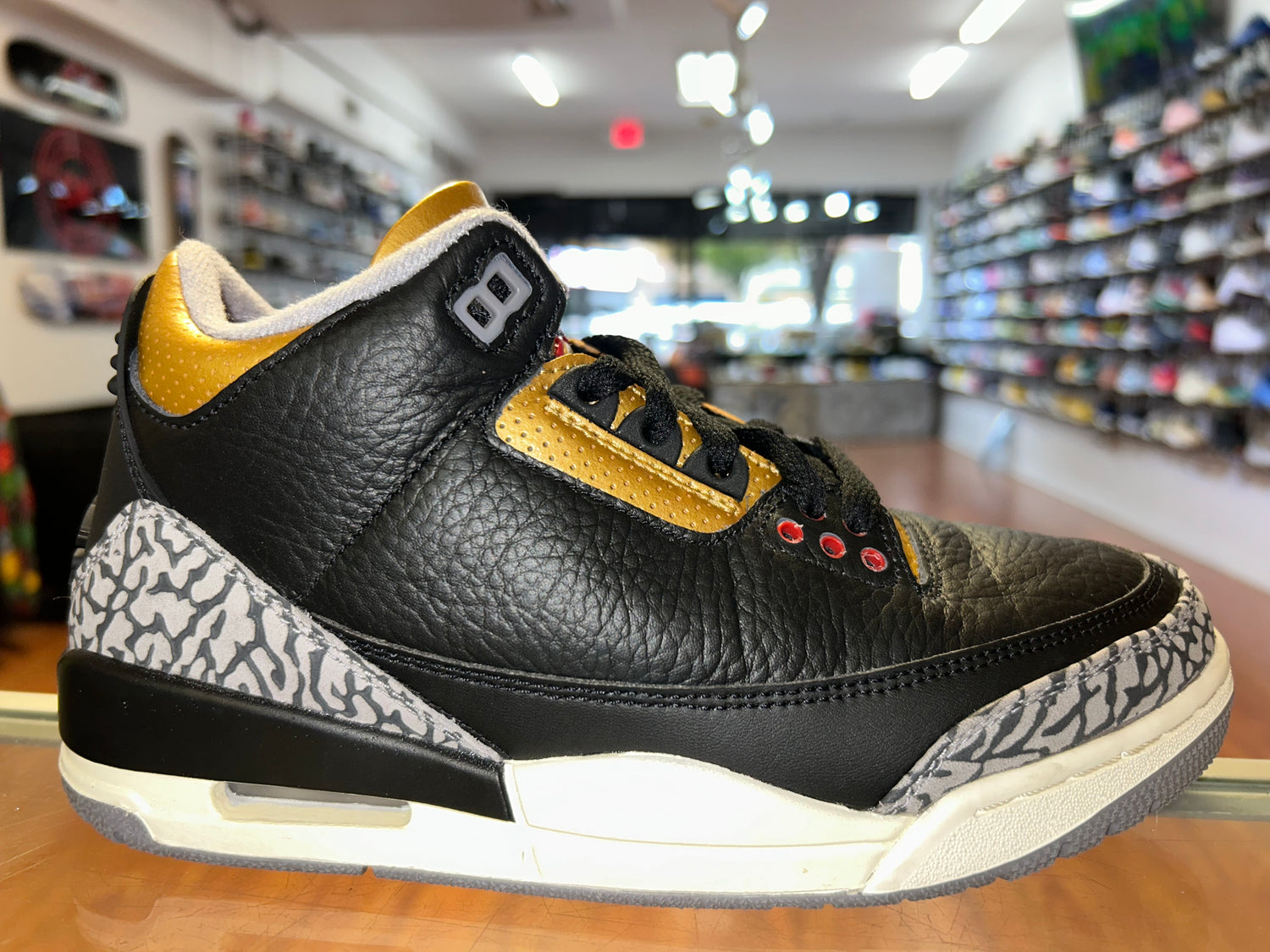 Size 6 (7.5W) Air Jordan 3 “Gold Cement”