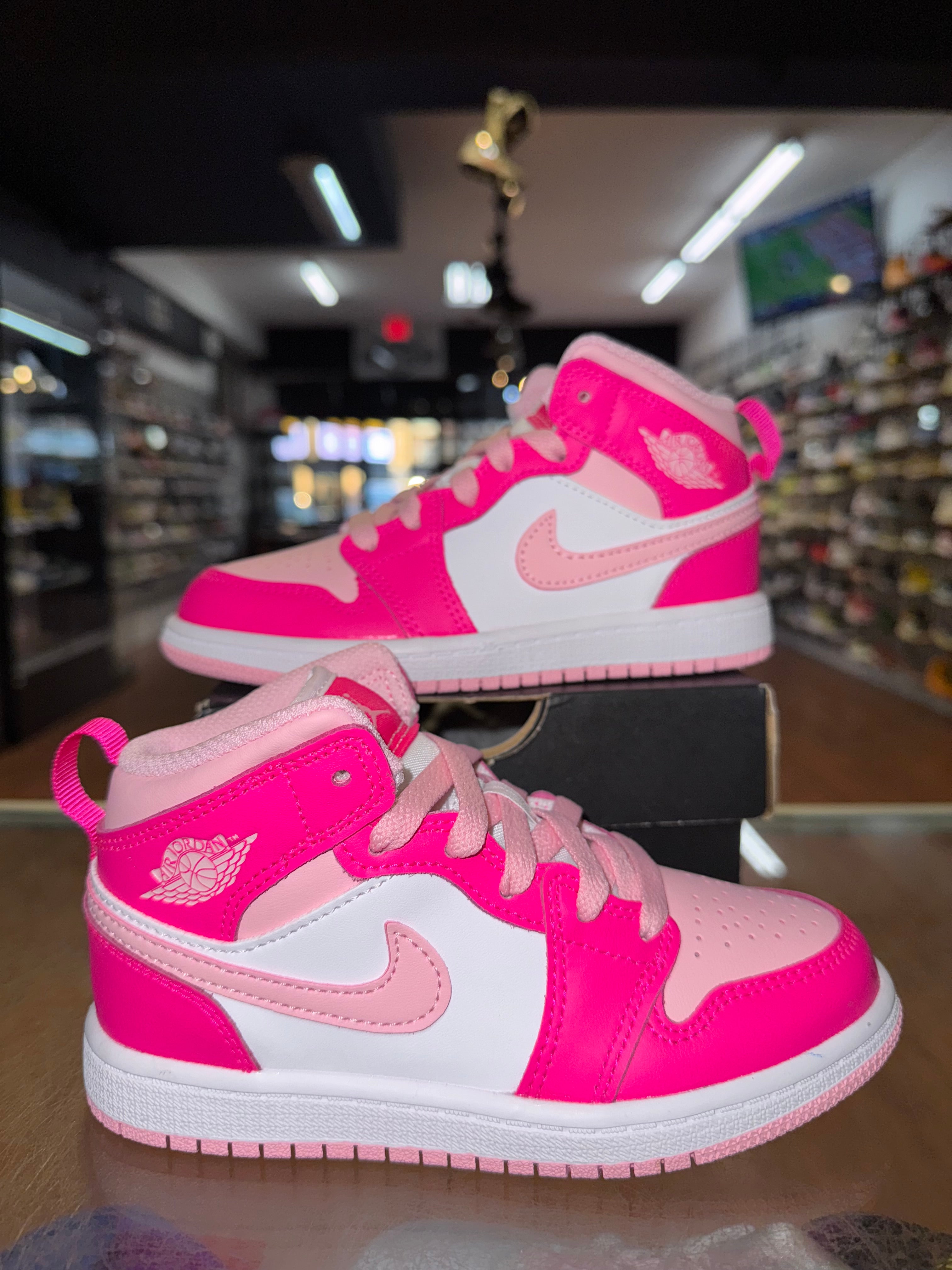 Size 12c Air Jordan 1 Mid “Fierce Pink” Brand New (PS)