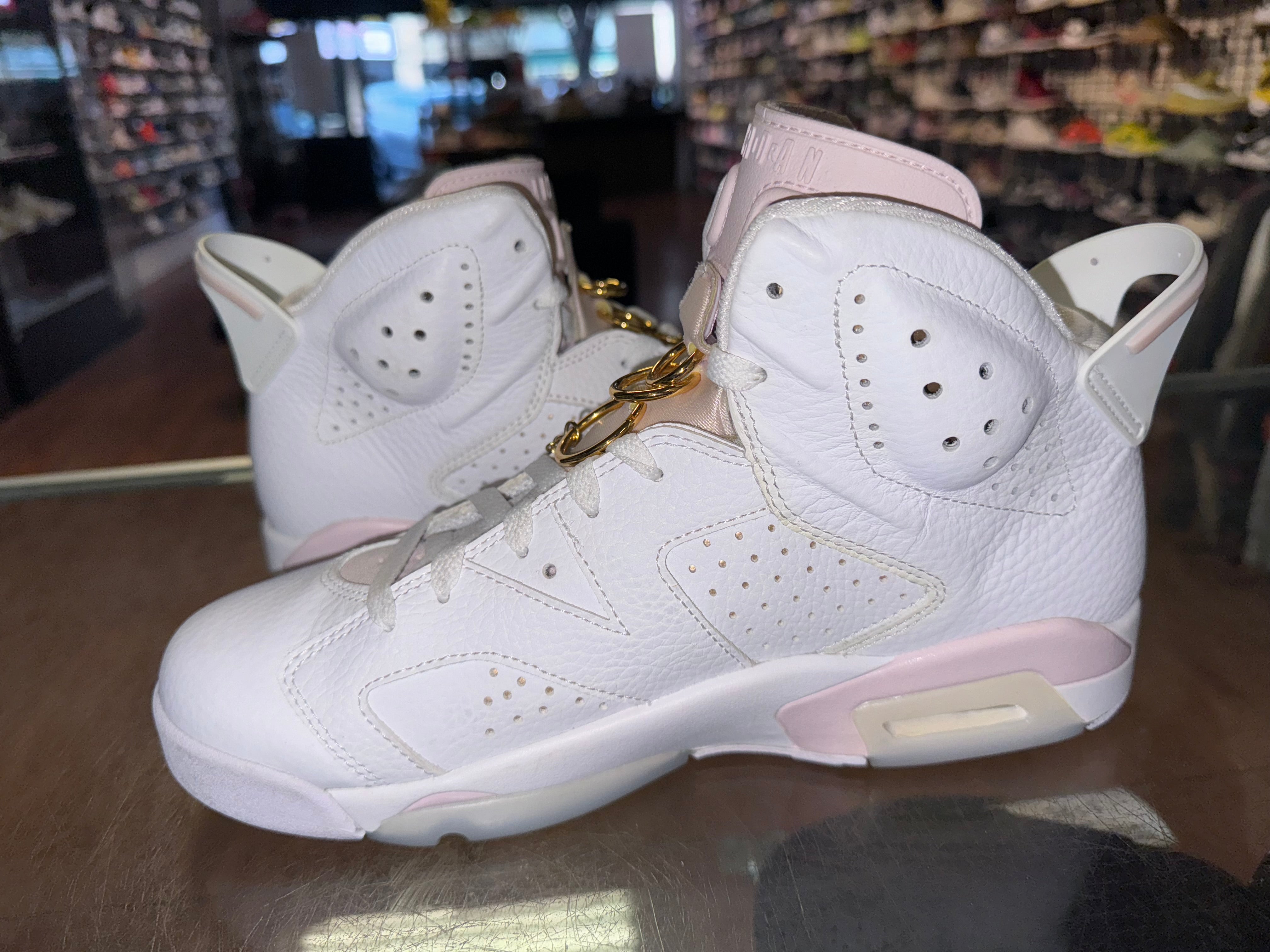 Size 8.5 (10W) Air Jordan 6 “Gold Hoops”