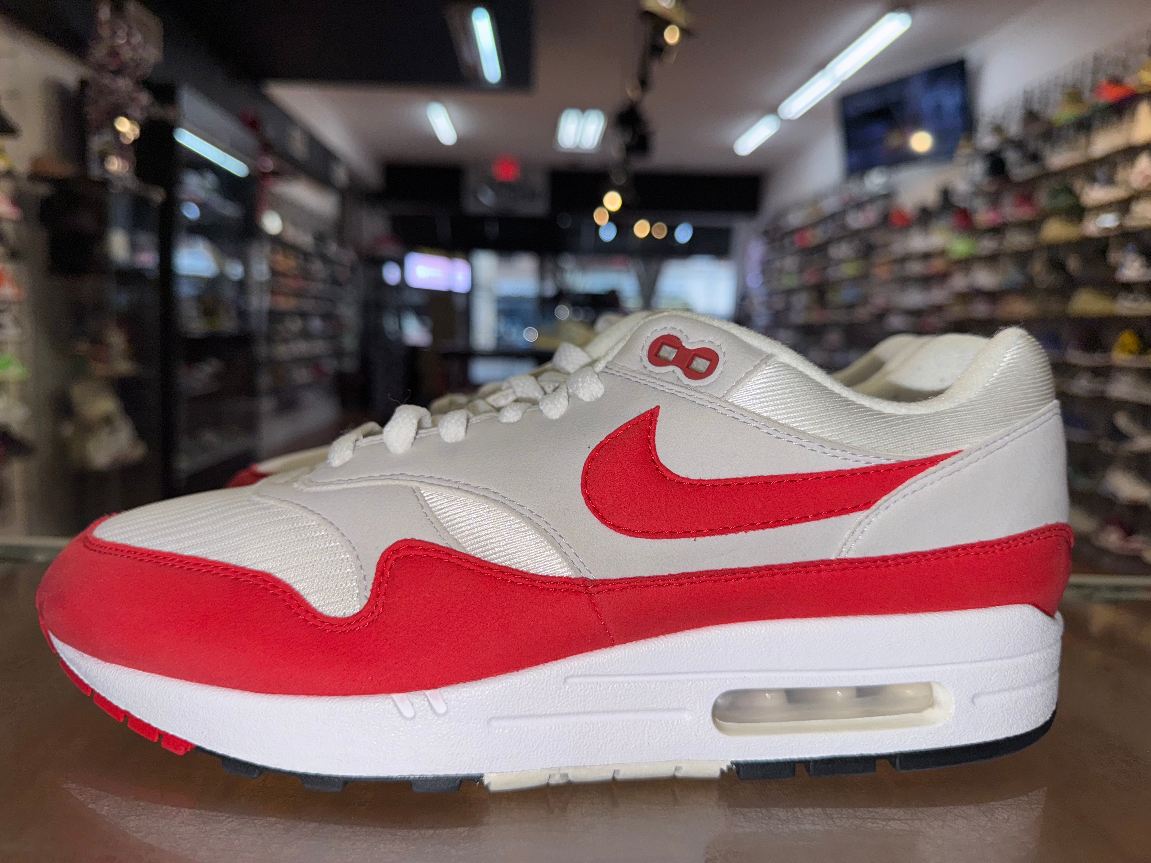 Size 9.5 Air Max 1 "Anniversary Red"