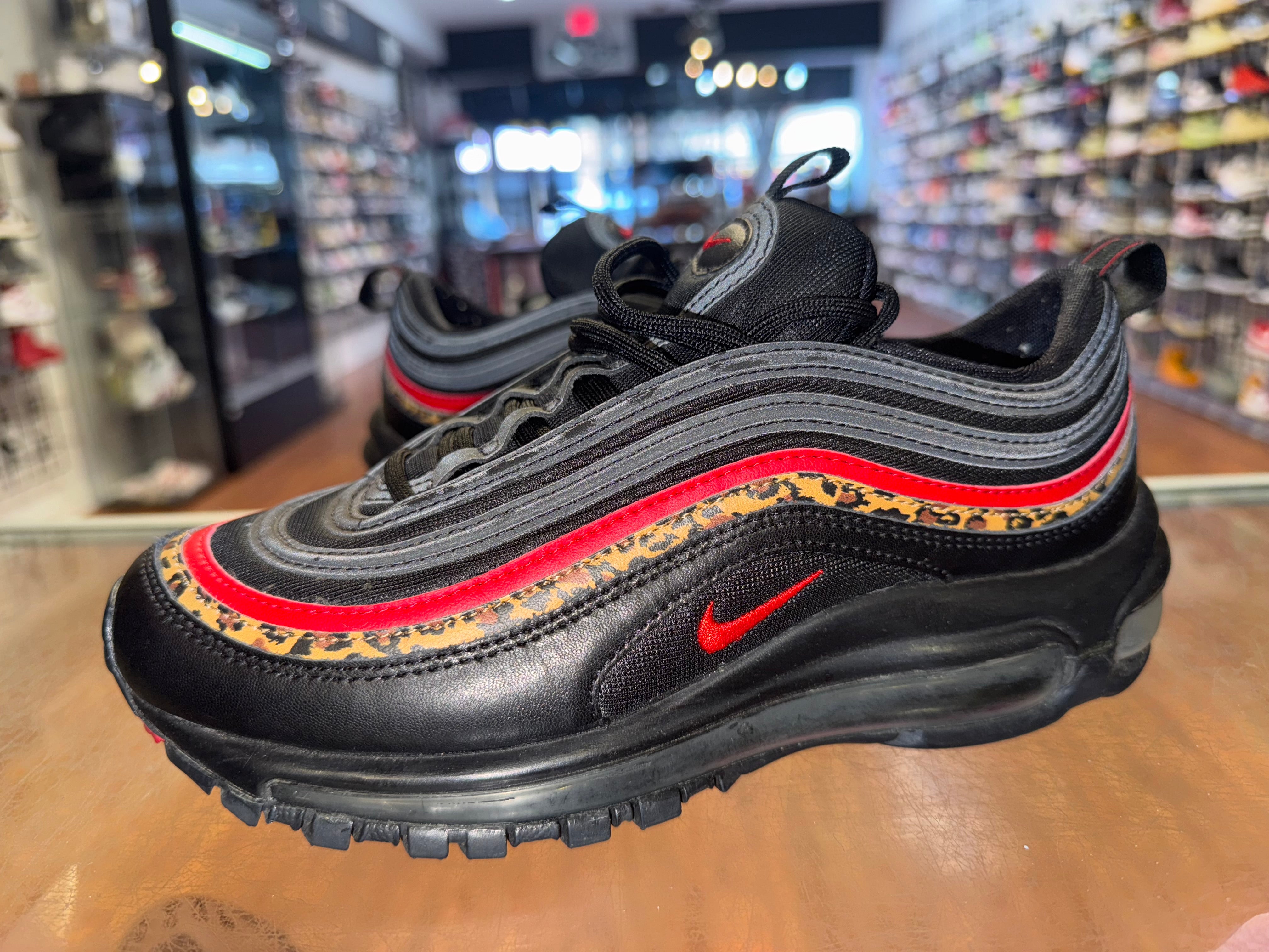 Size 5.5 (7W) Air Max 97 "Black Leopard"