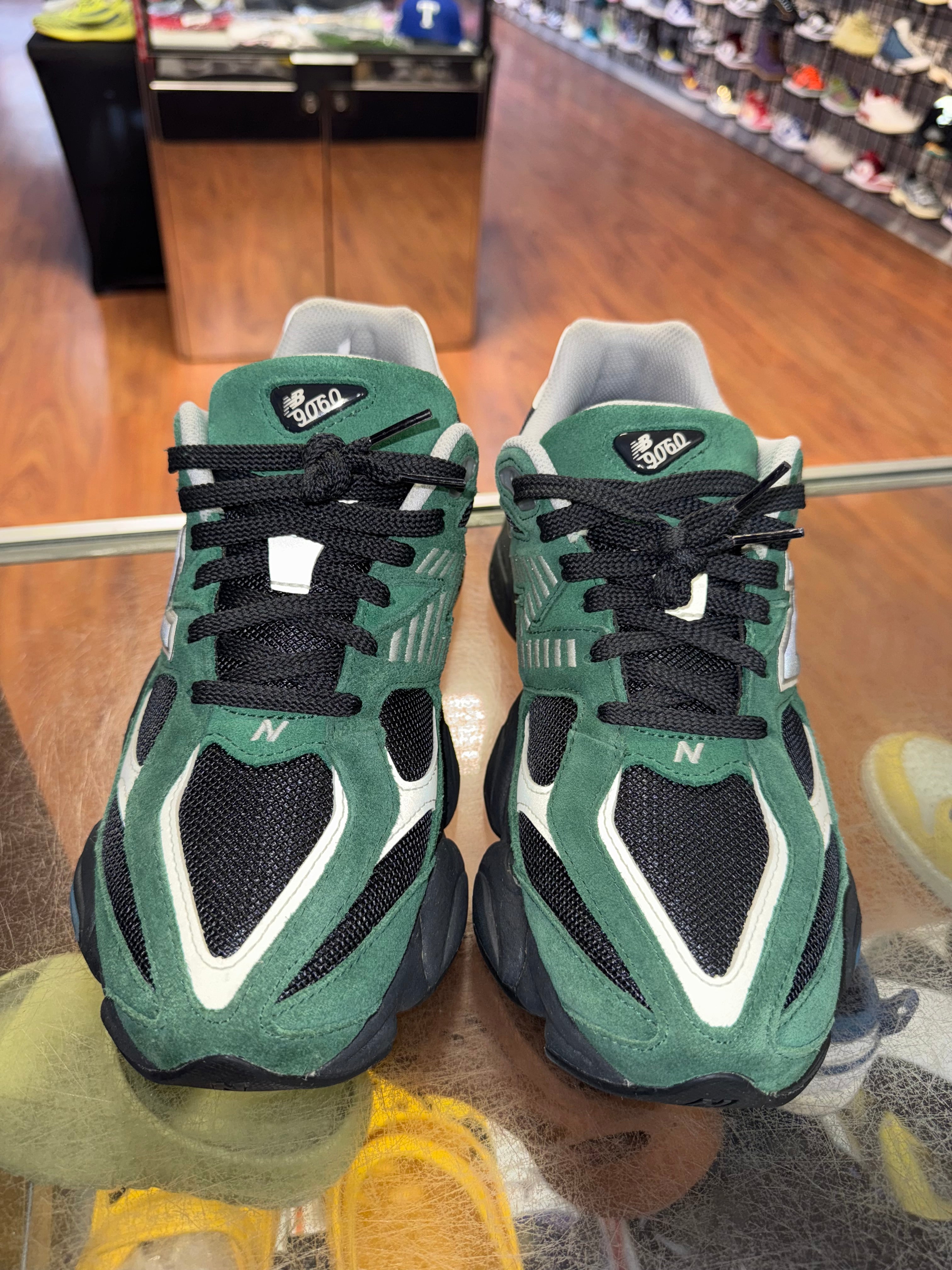 Size 11 New Balance 9060 "Team Forrest Green"