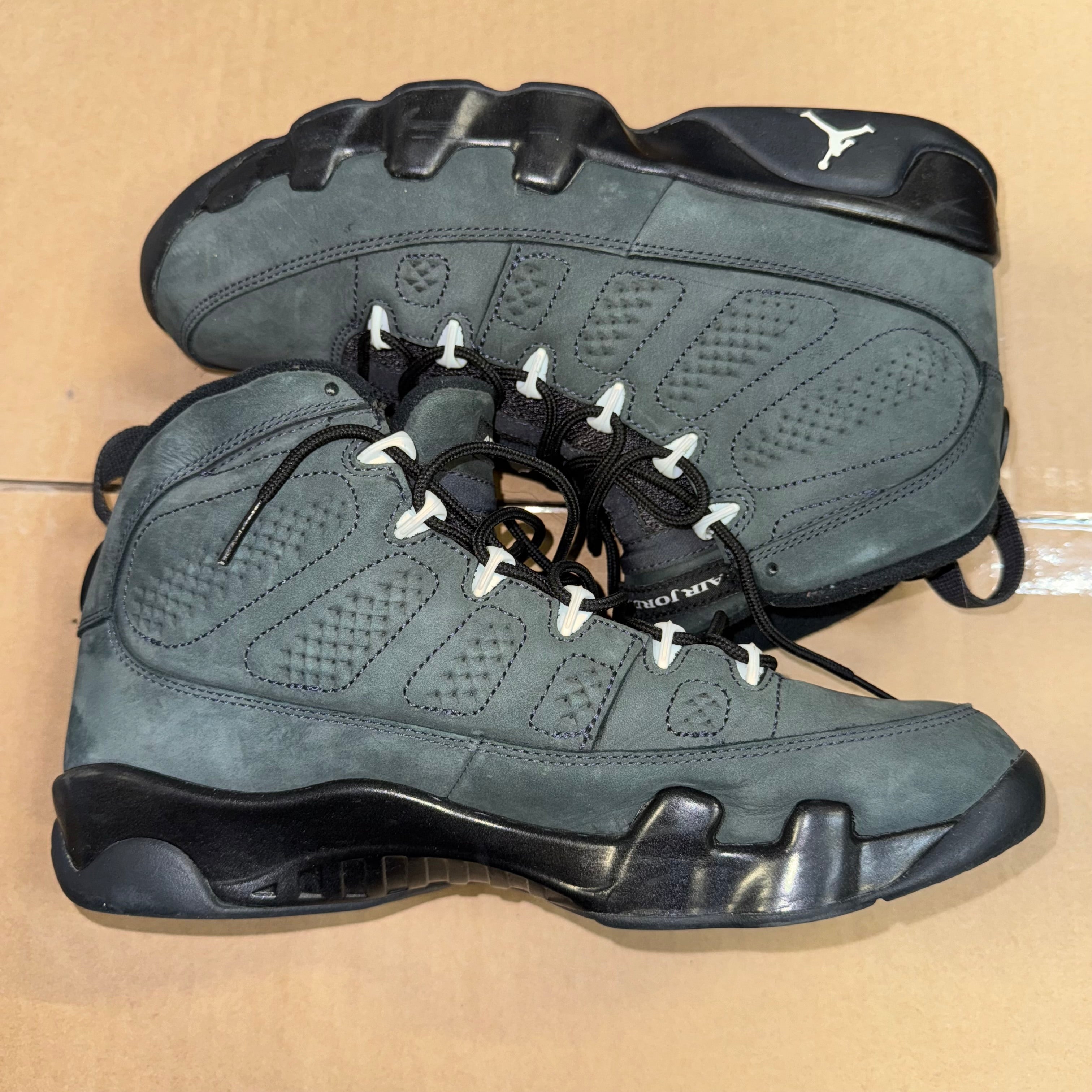 Size 9.5 Air Jordan 9 "Anthracite" - NB