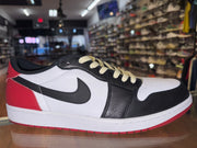 Size 14 Air Jordan 1 Low "Black Toe"