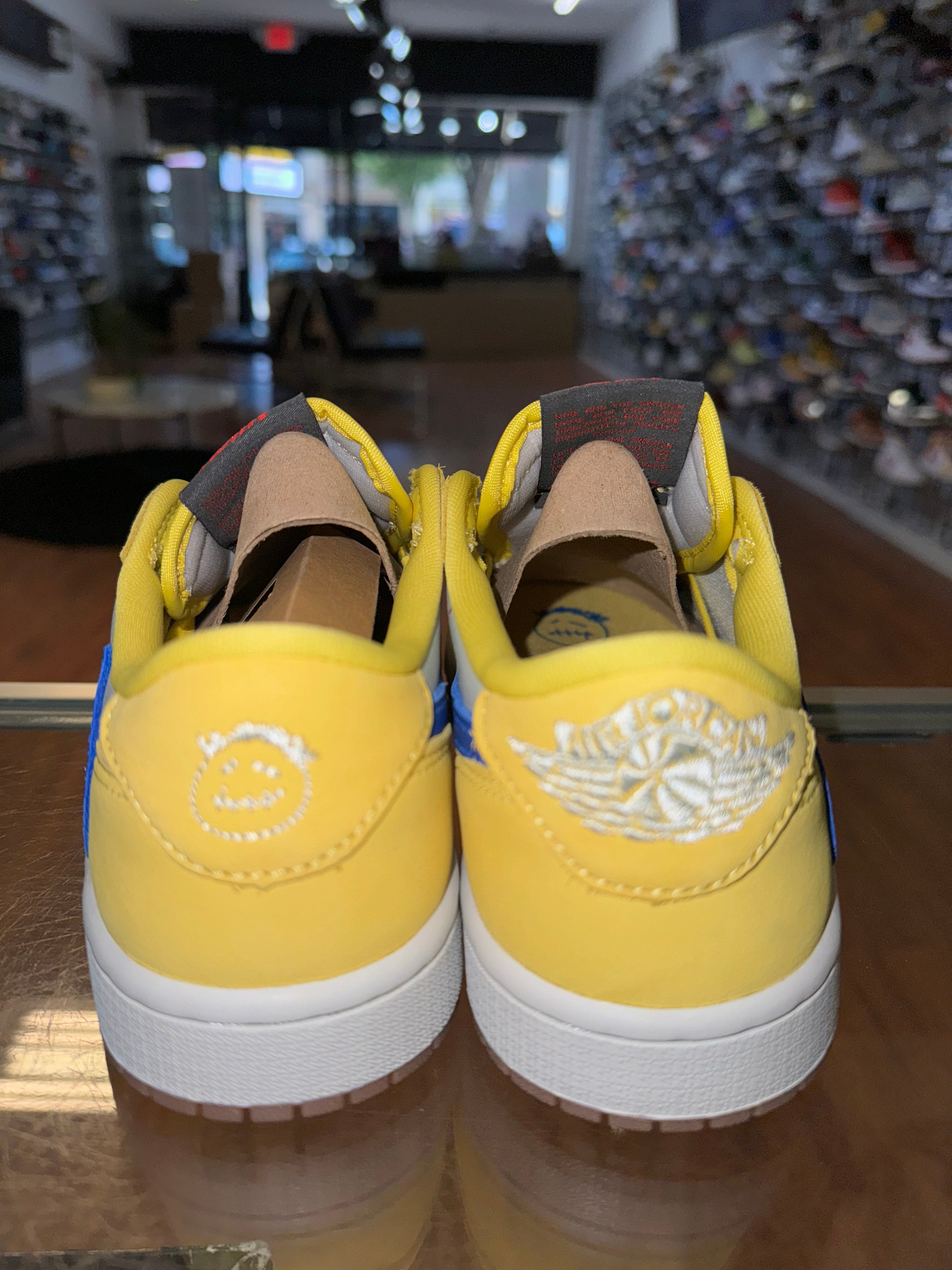 Size 8 (9.5W) Air Jordan 1 Low Travis Scott “Canary” Brand New