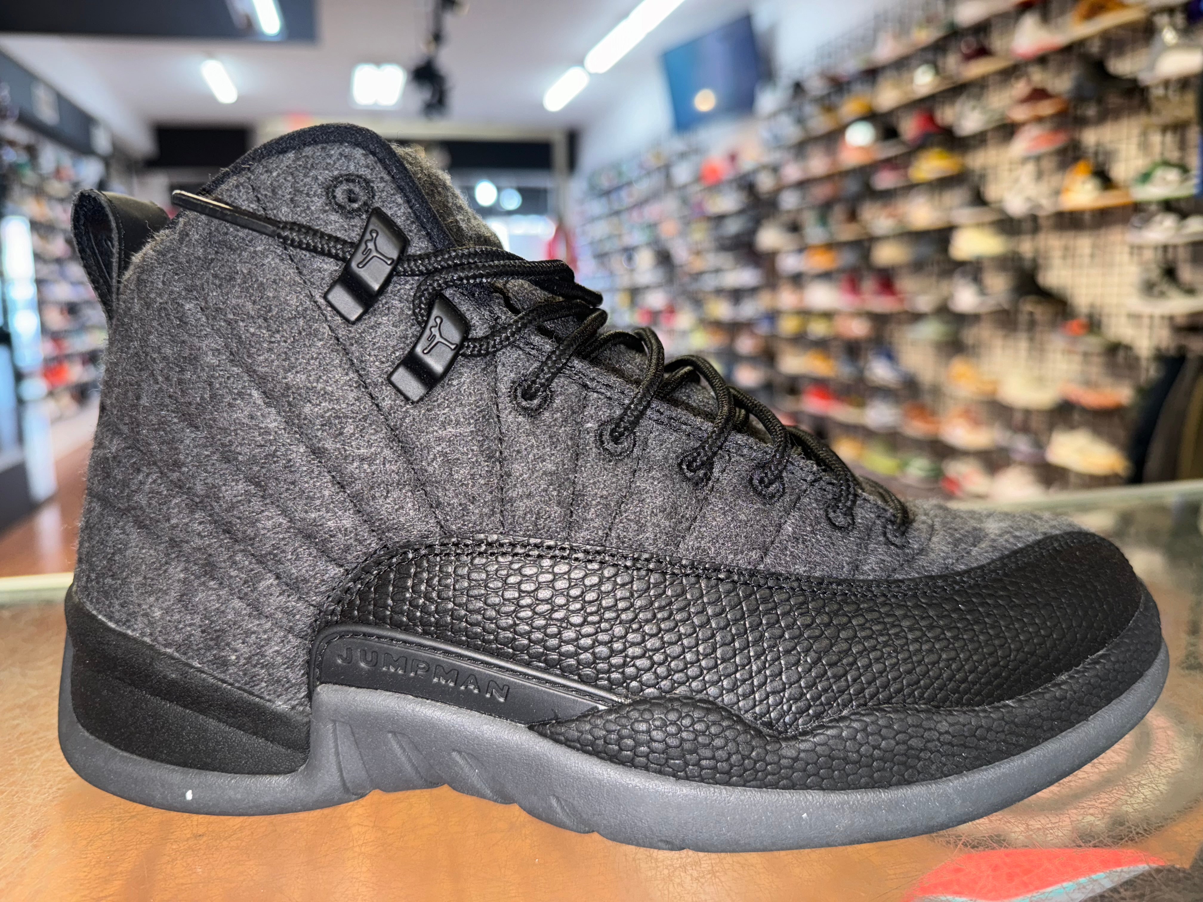 Size 7.5 Air Jordan 12 Wool “Grey”