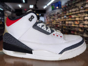 Size 10 Air Jordan 3 “Fire Red Denim”