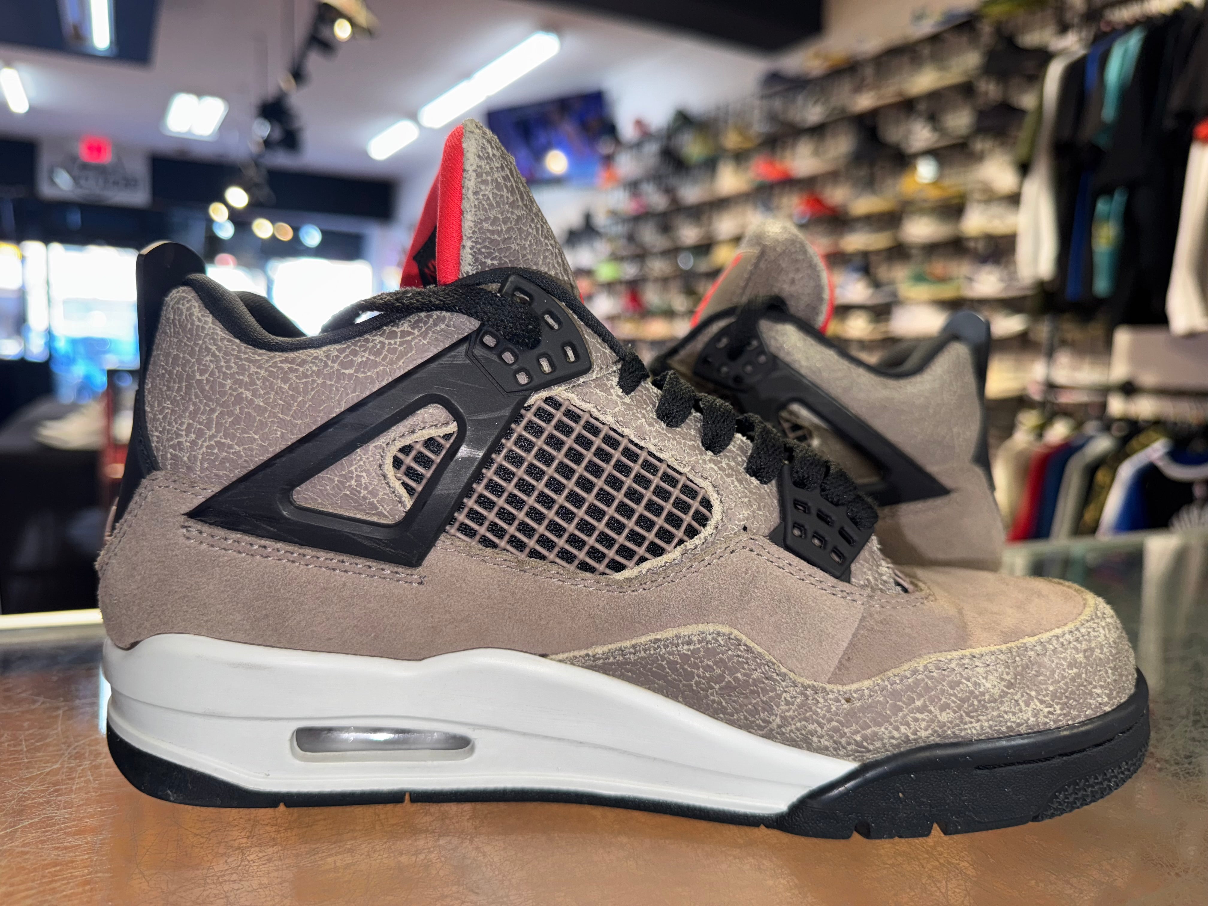 Size 7.5 Air Jordan 4 "Taupe Haze"