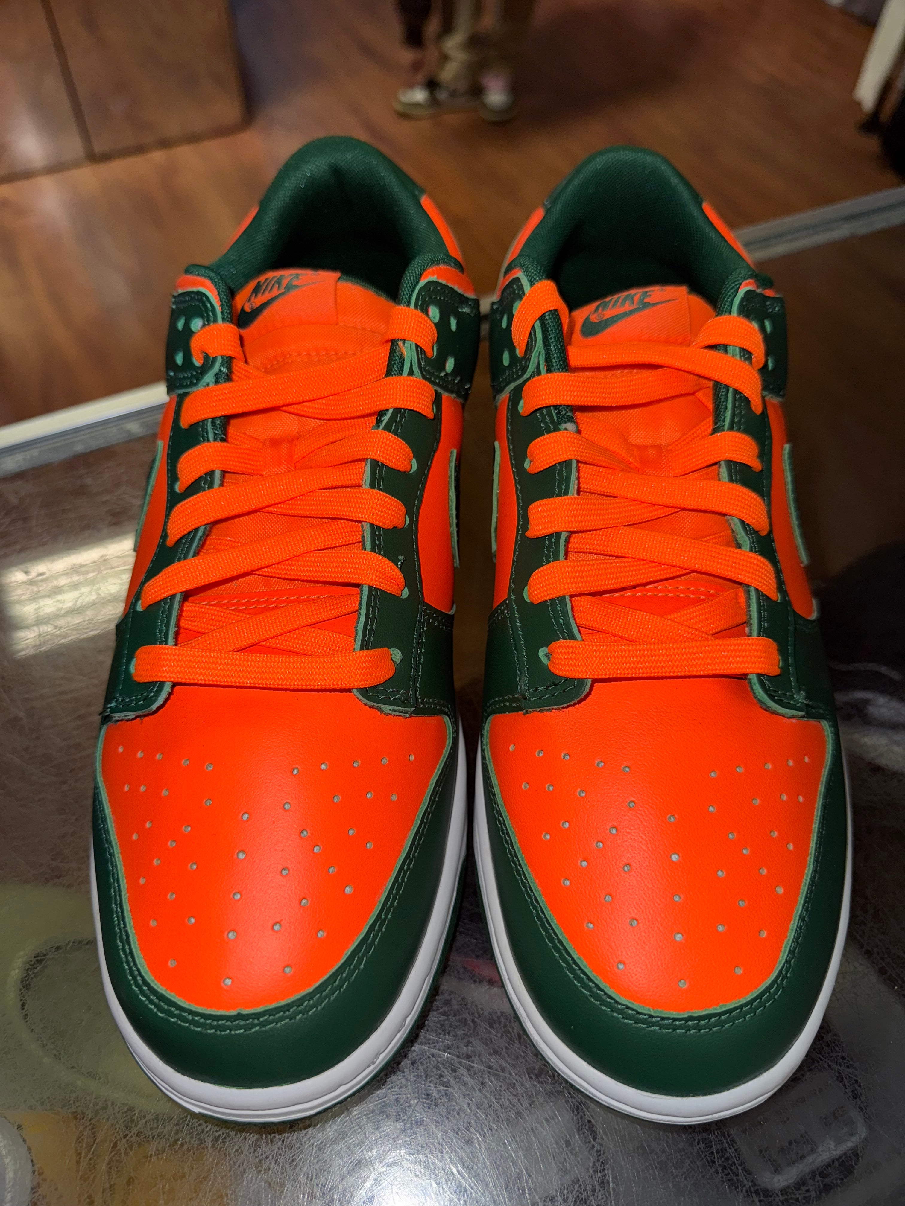 Size 11 Dunk Low "Miami Hurricanes" Brand New