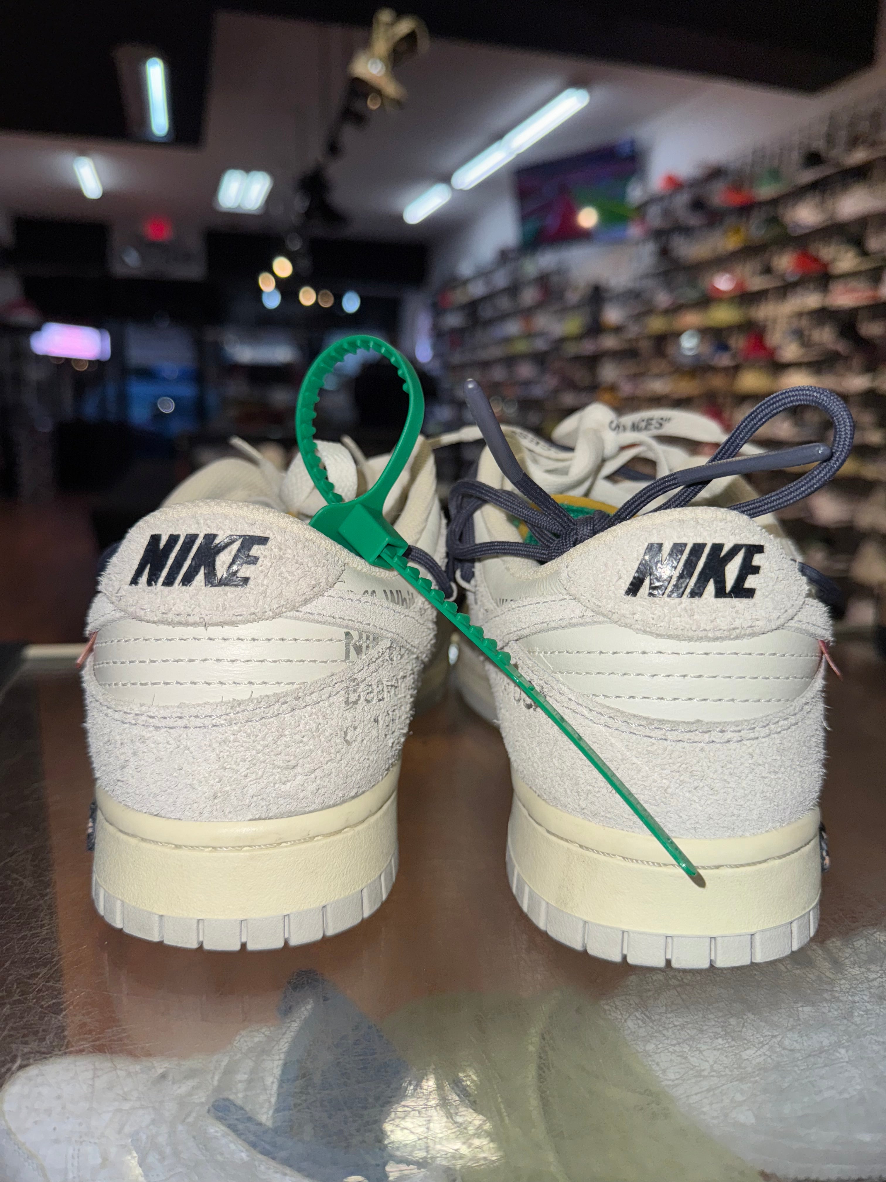 Size 9.5 Dunk Low Off White "Lot 20"