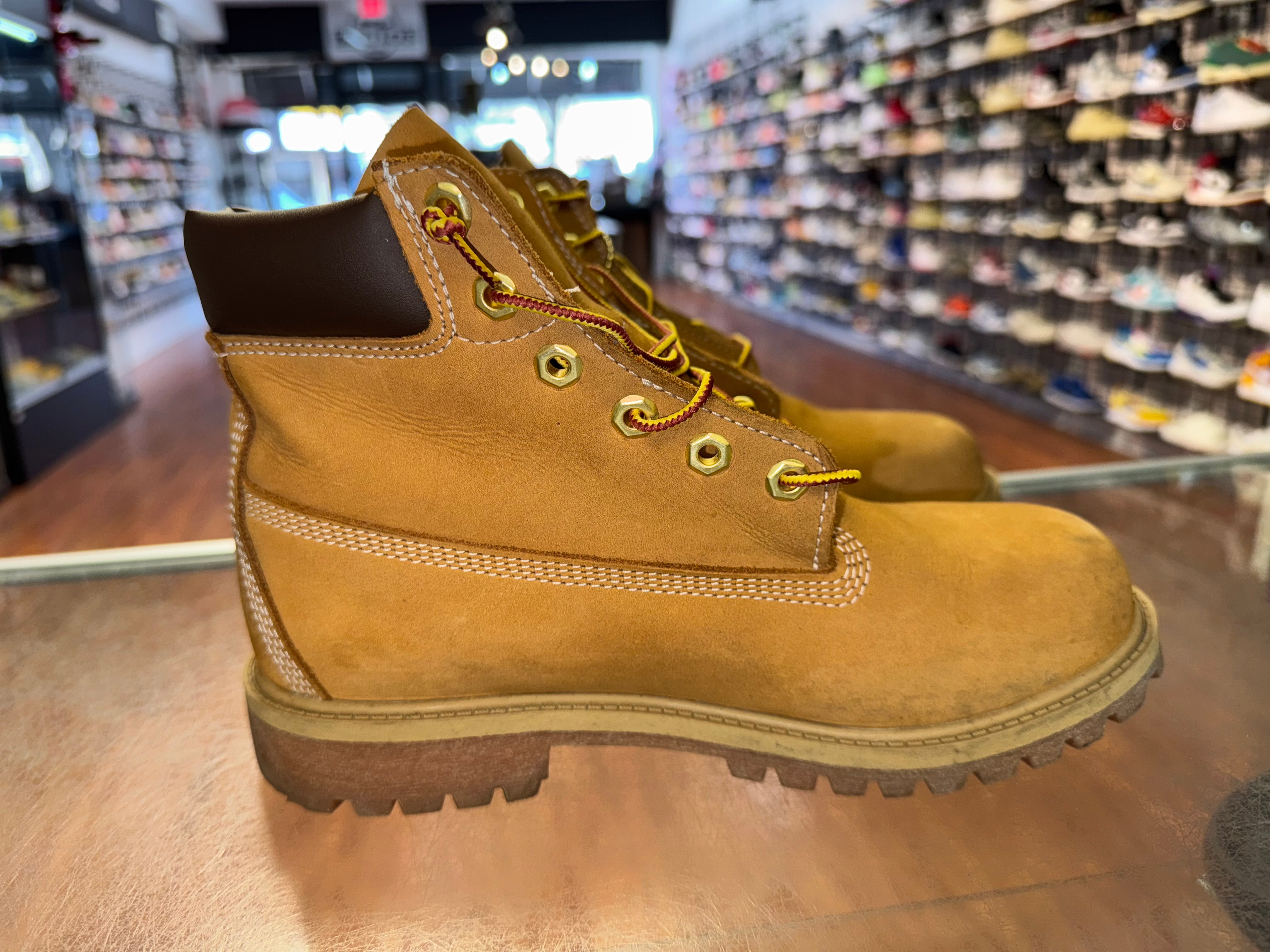 Size 7 Timberland Premium 6-Inch Boot “Wheat”