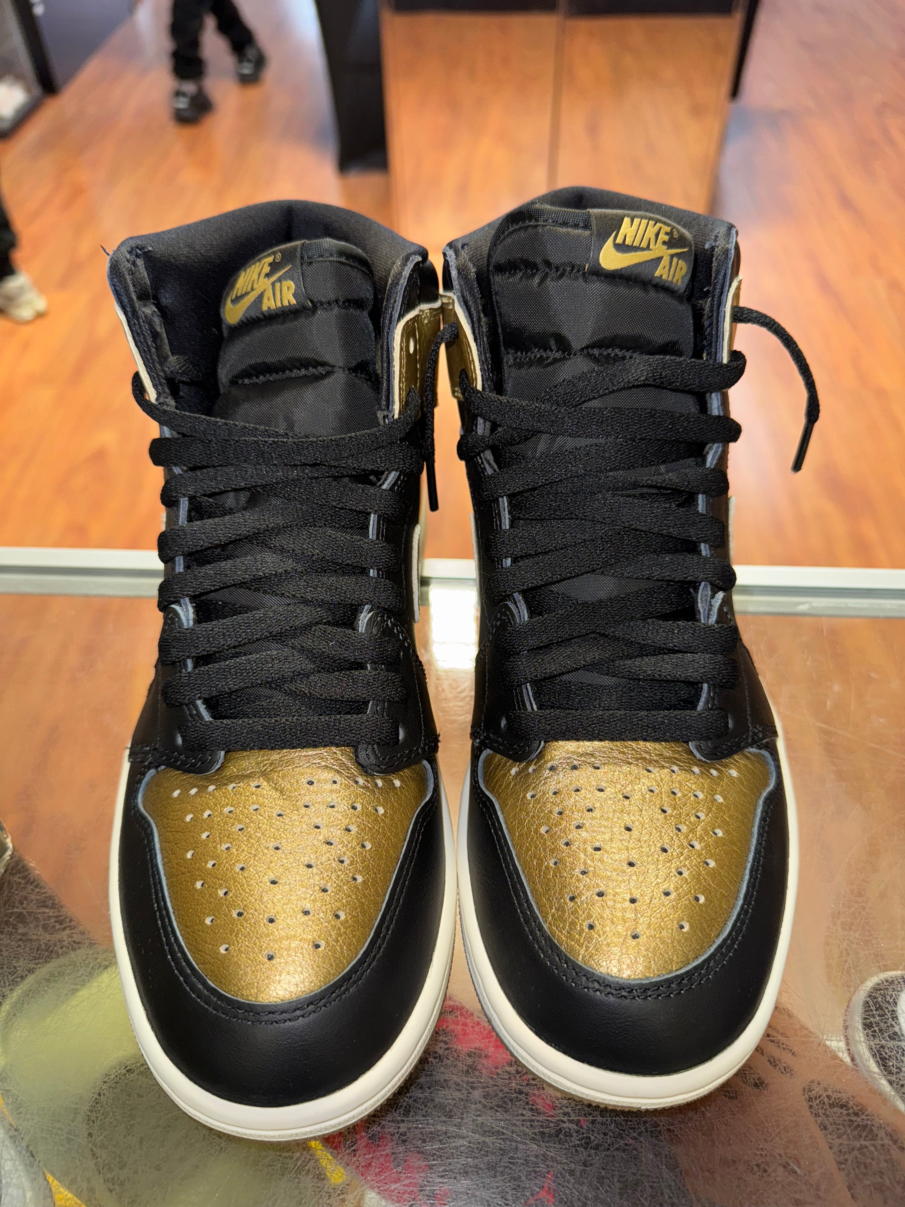 Size 8 Air Jordan 1 "Metallic Gold" Worn 1x