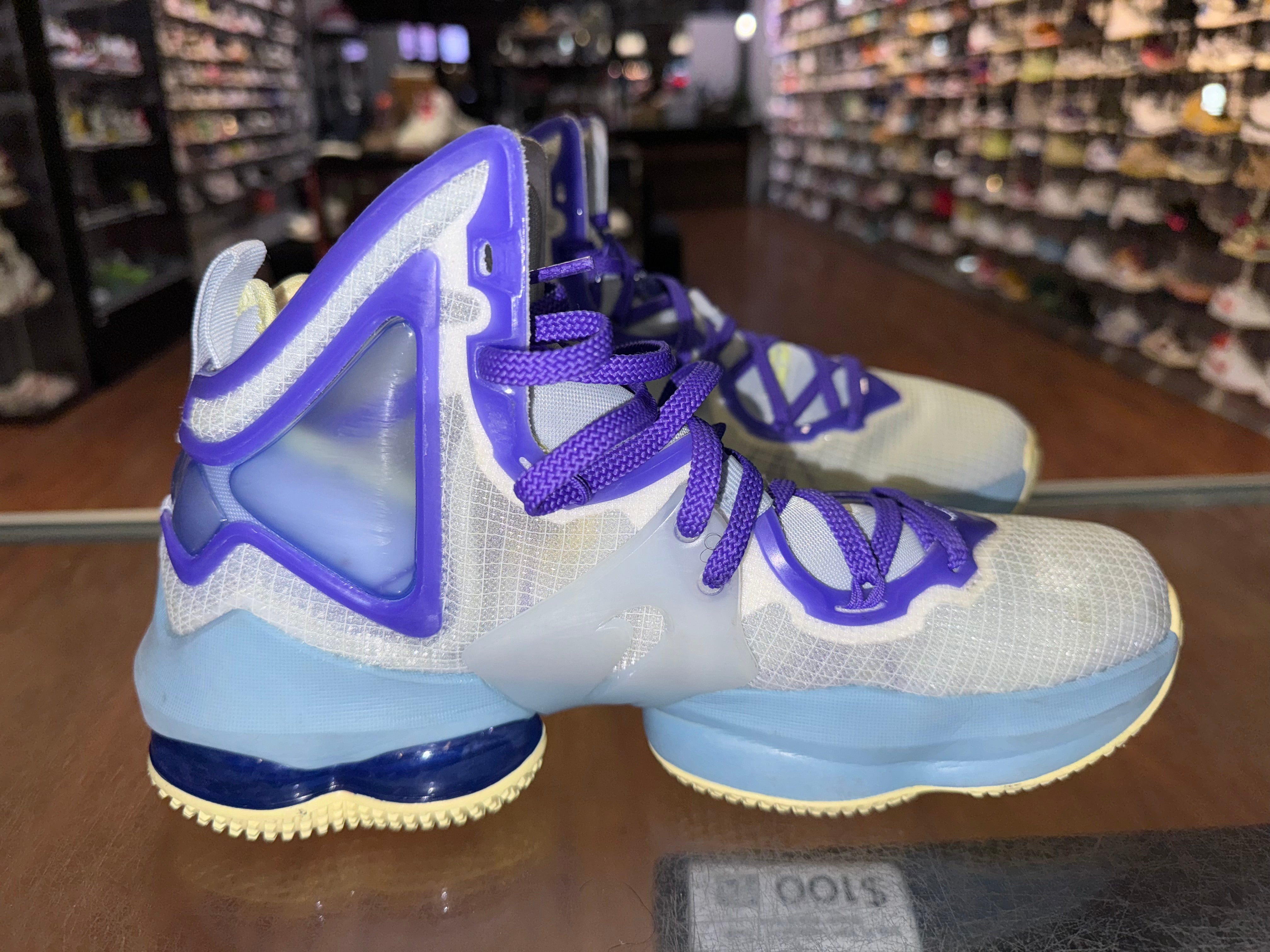 Size 7y Lebron 19 "Aura"