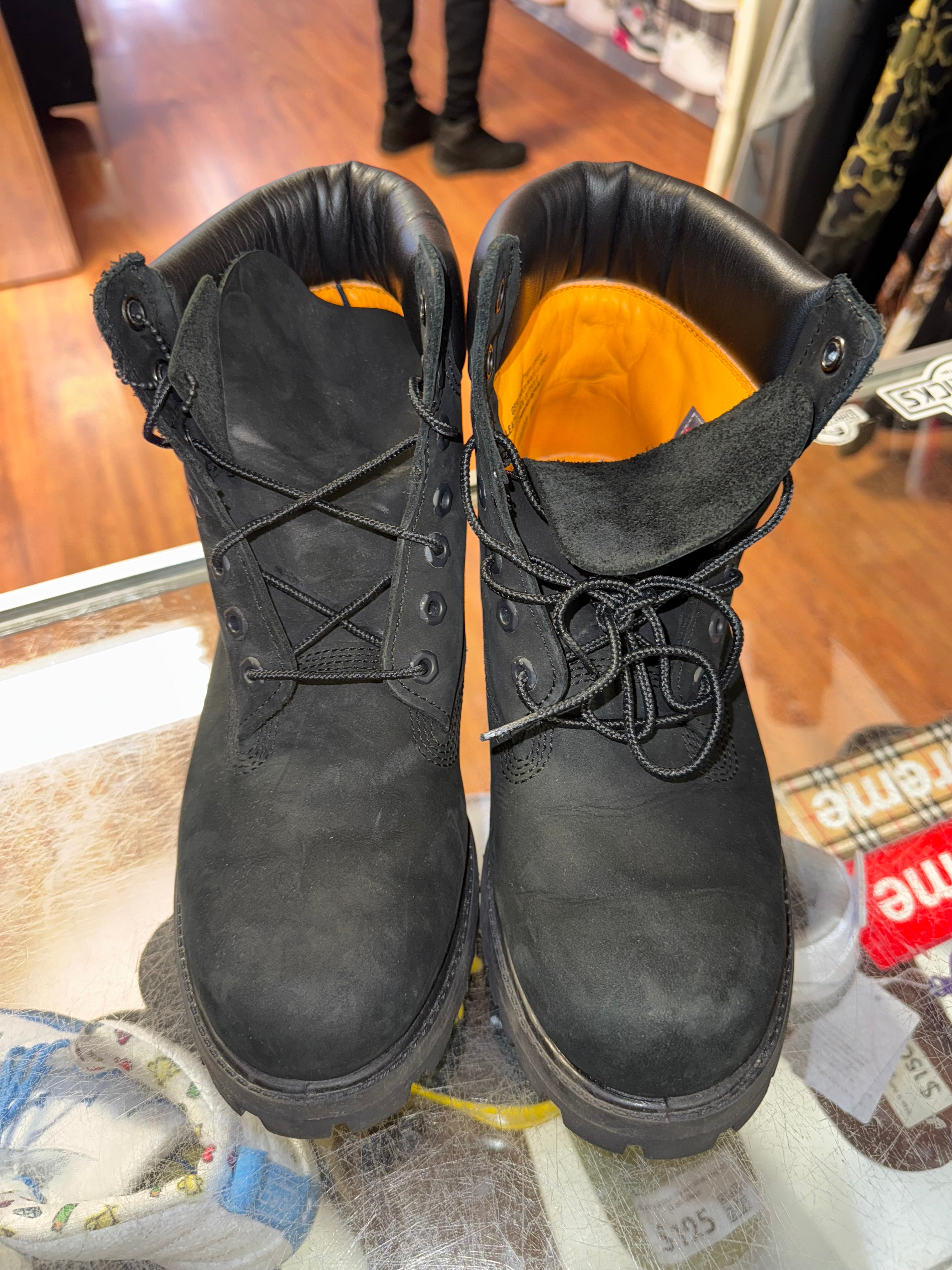 Size 8 Timberland 6 Inch Boot "Black"