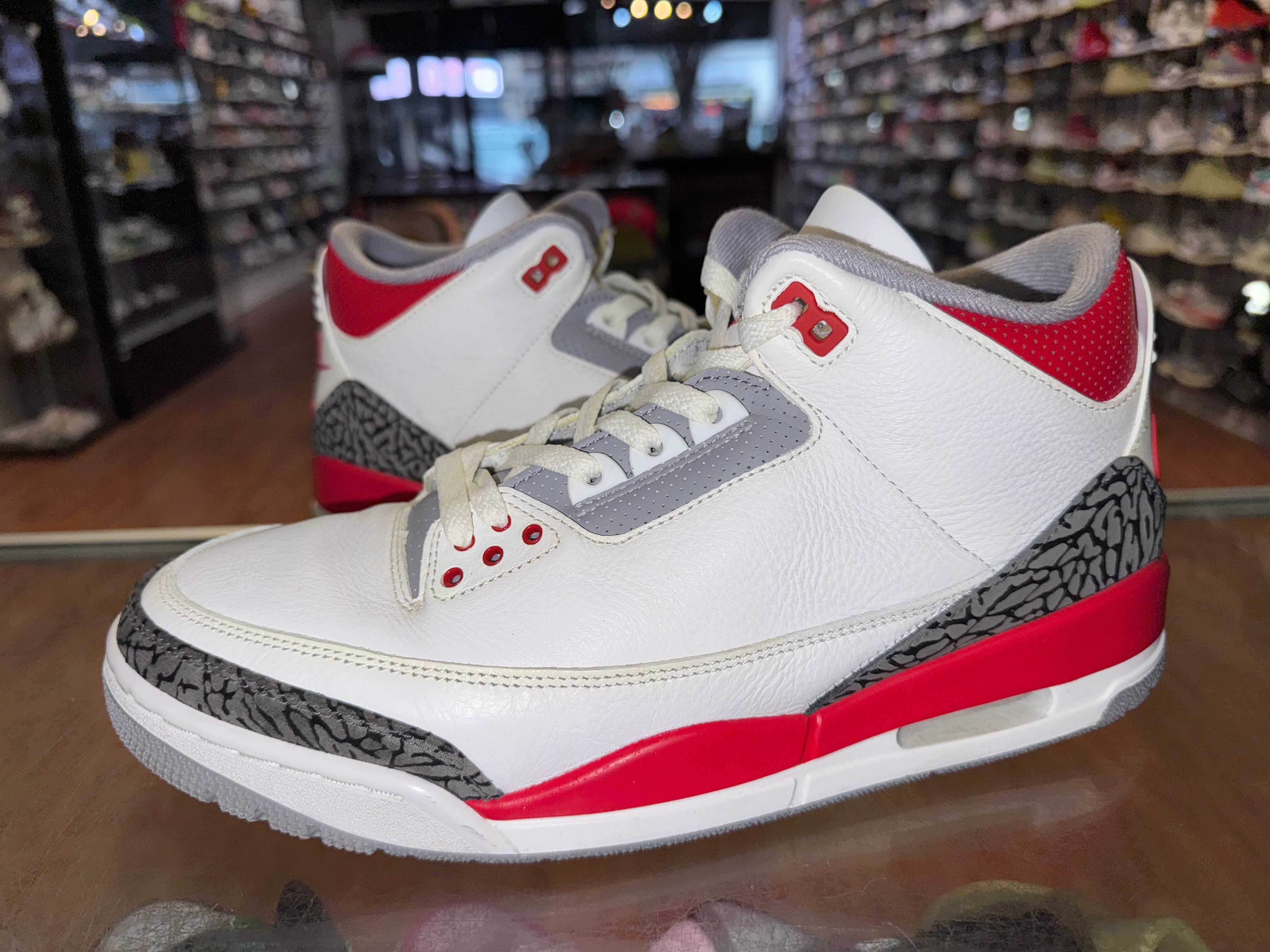 Size 11.5 Air Jordan 3 "Fire Red"