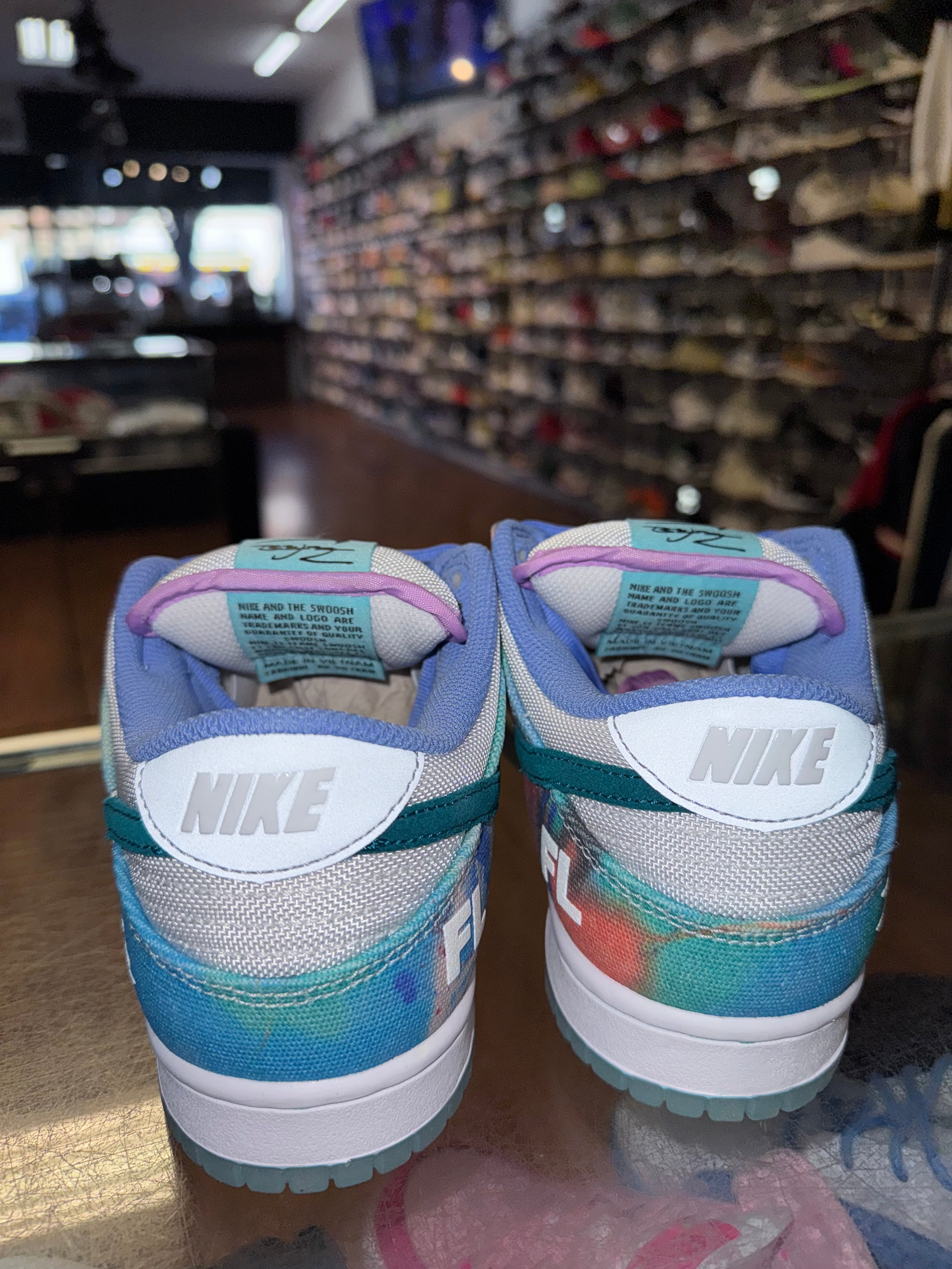 Size 7.5 Dunk Low SB Futura “Bleached Aqua” Brand New