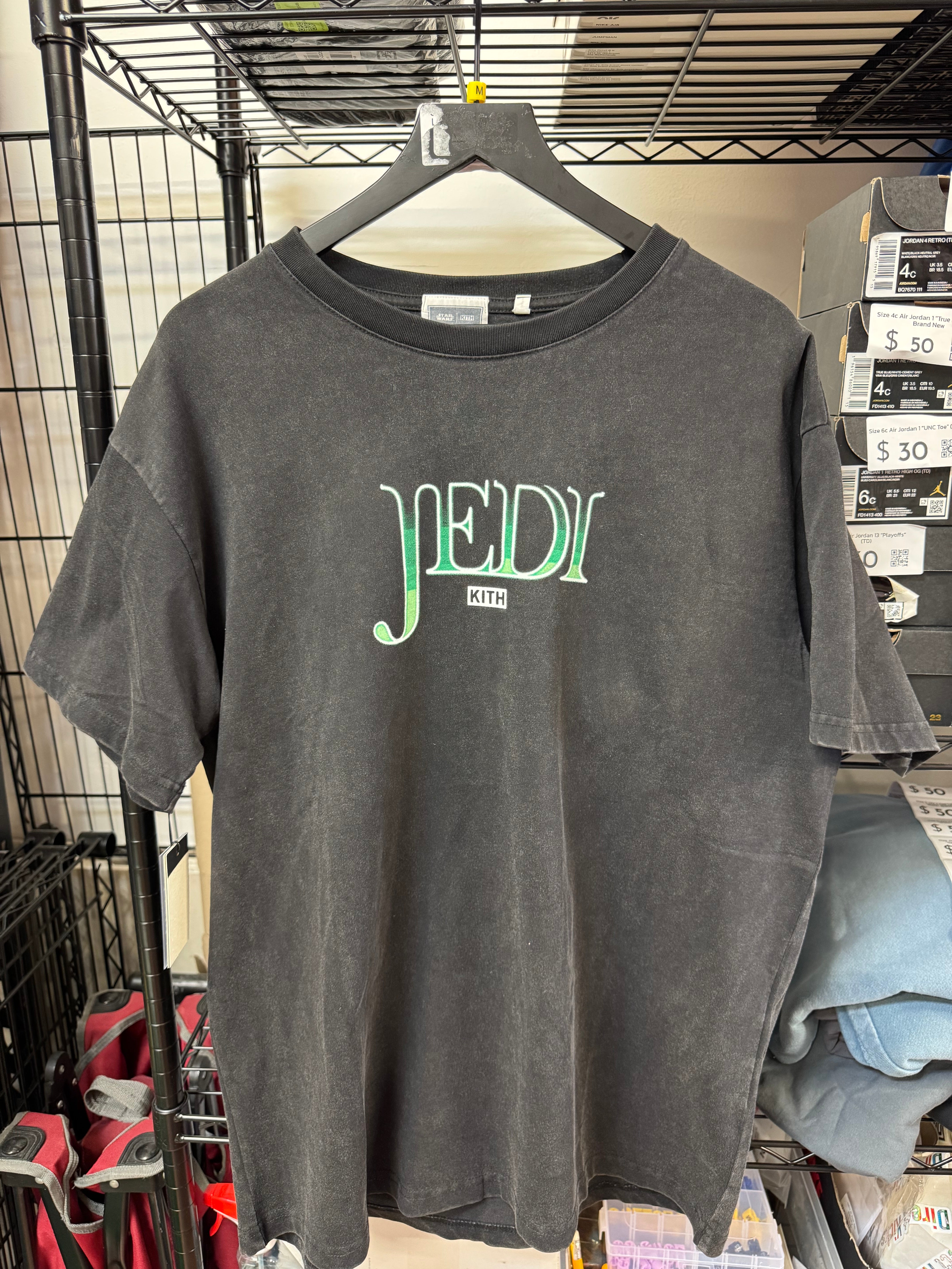 Medium KITH Star Wars Jedi T-Shirt "Black"