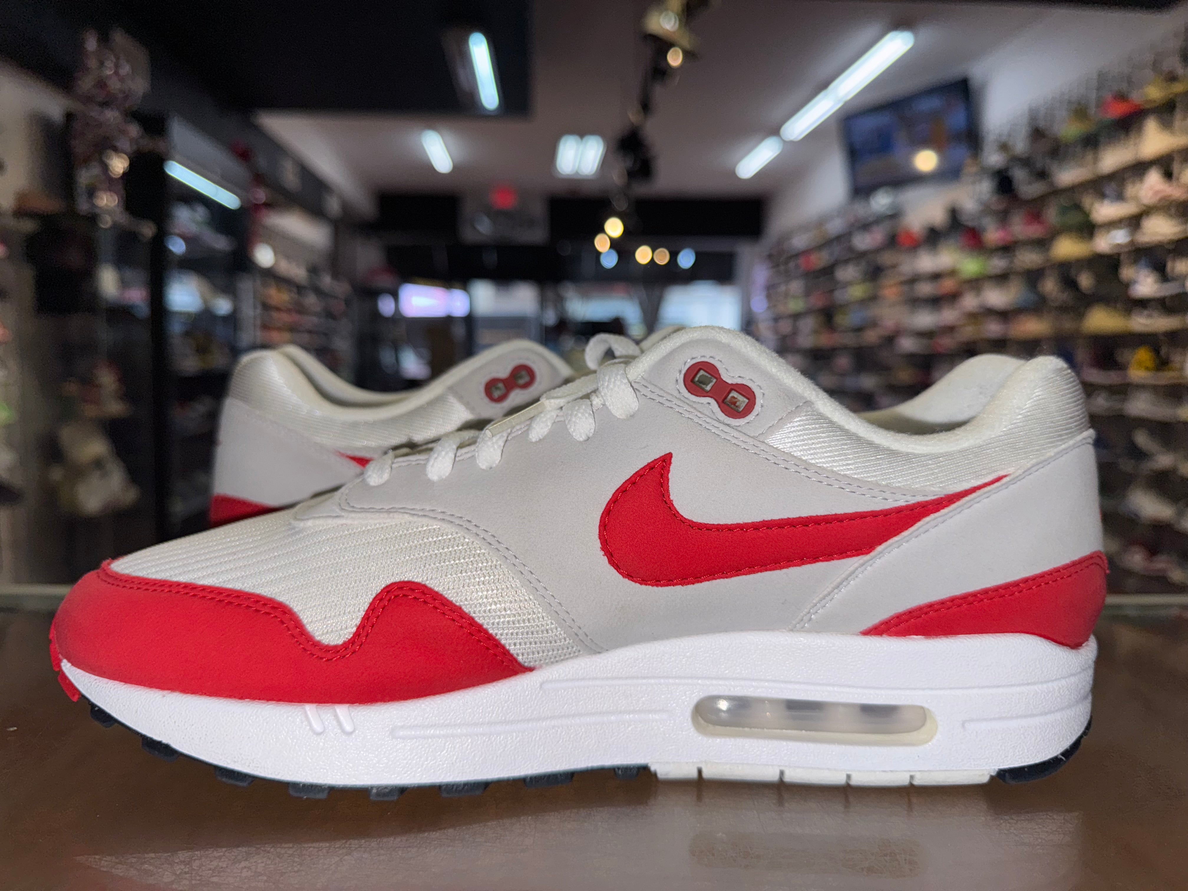 Size 9.5 Air Max 1 "Anniversary Red"