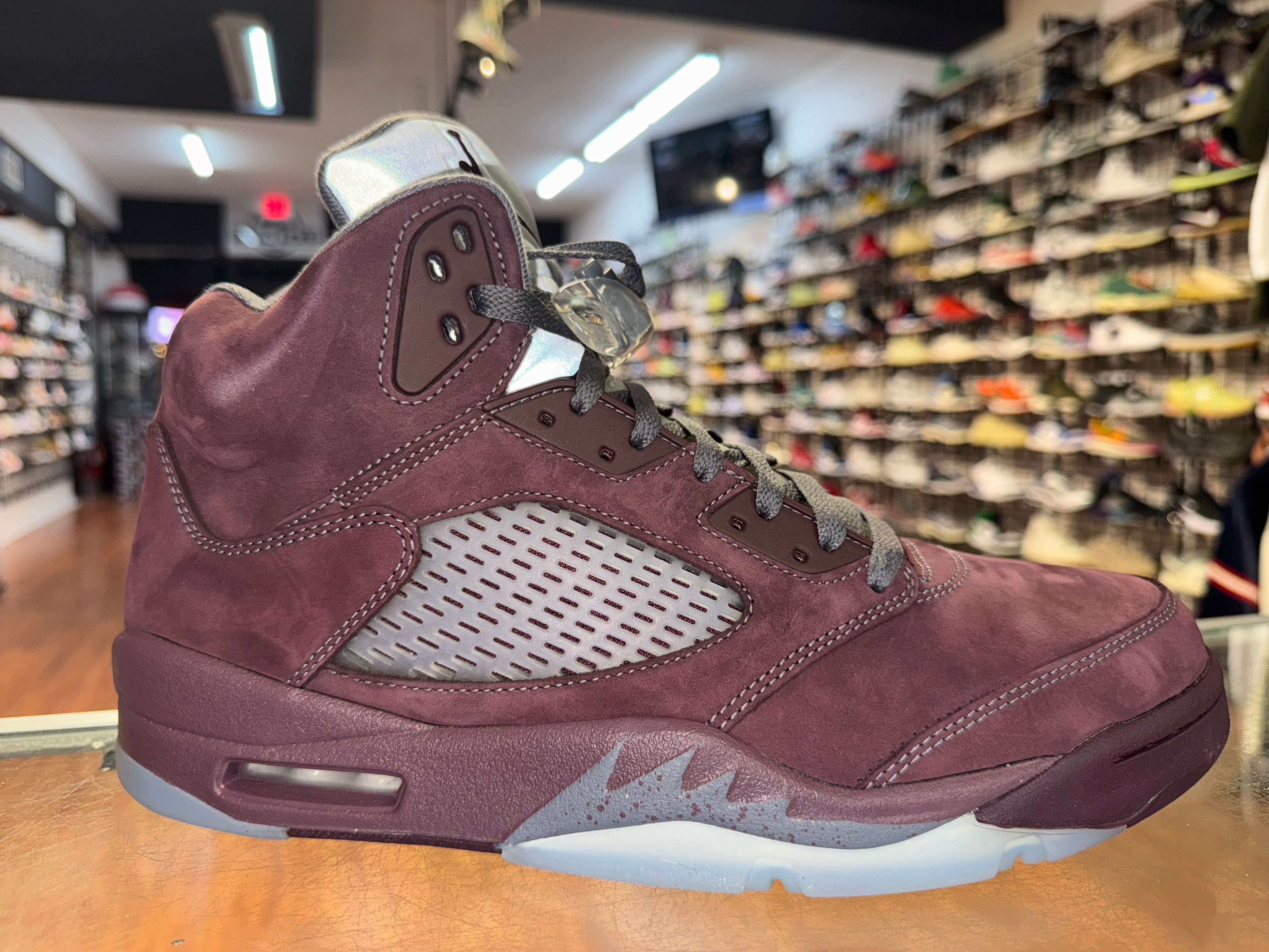 Size 12 Air Jordan 5 "Burgundy" Brand New